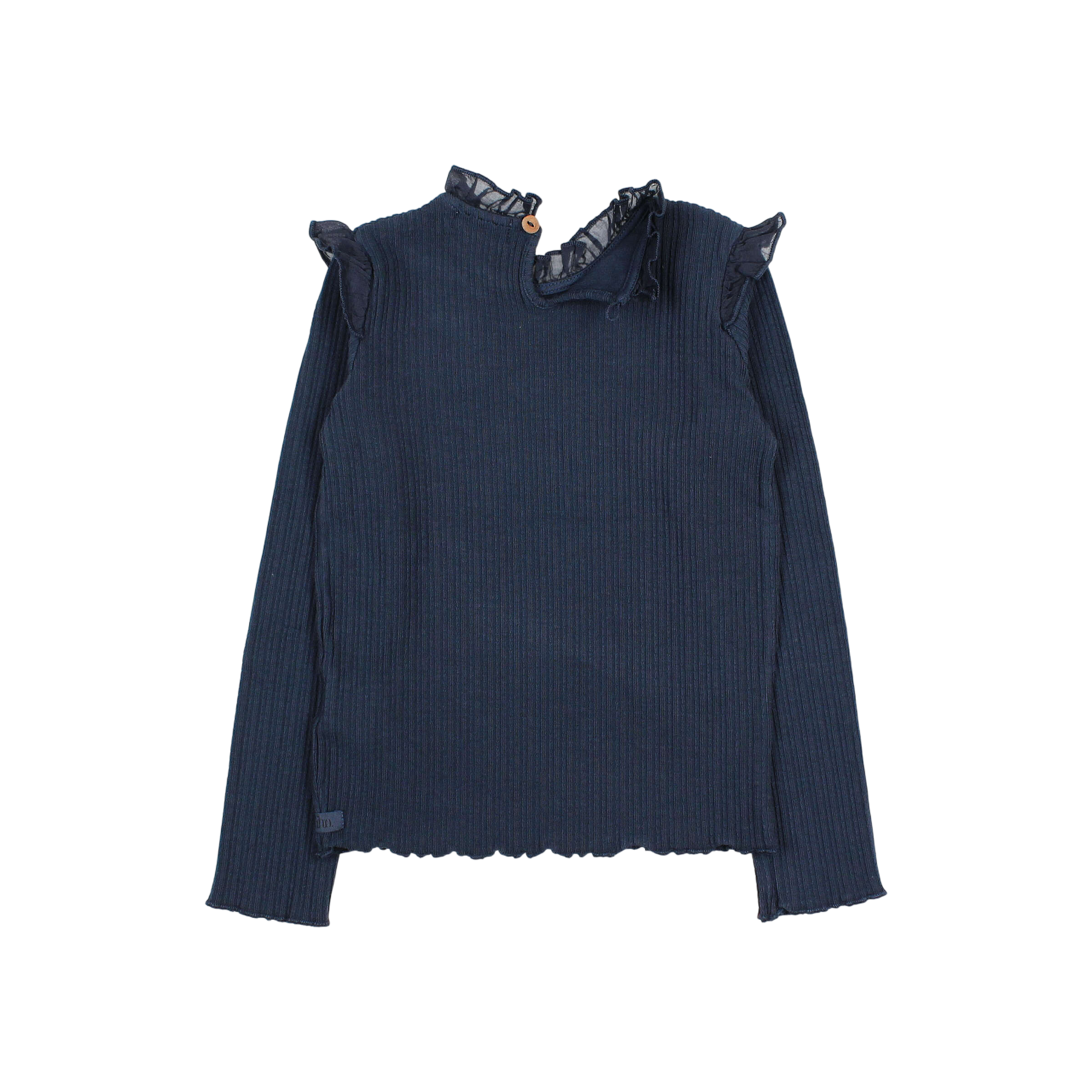 Langarmshirt Warm Rib Navy
