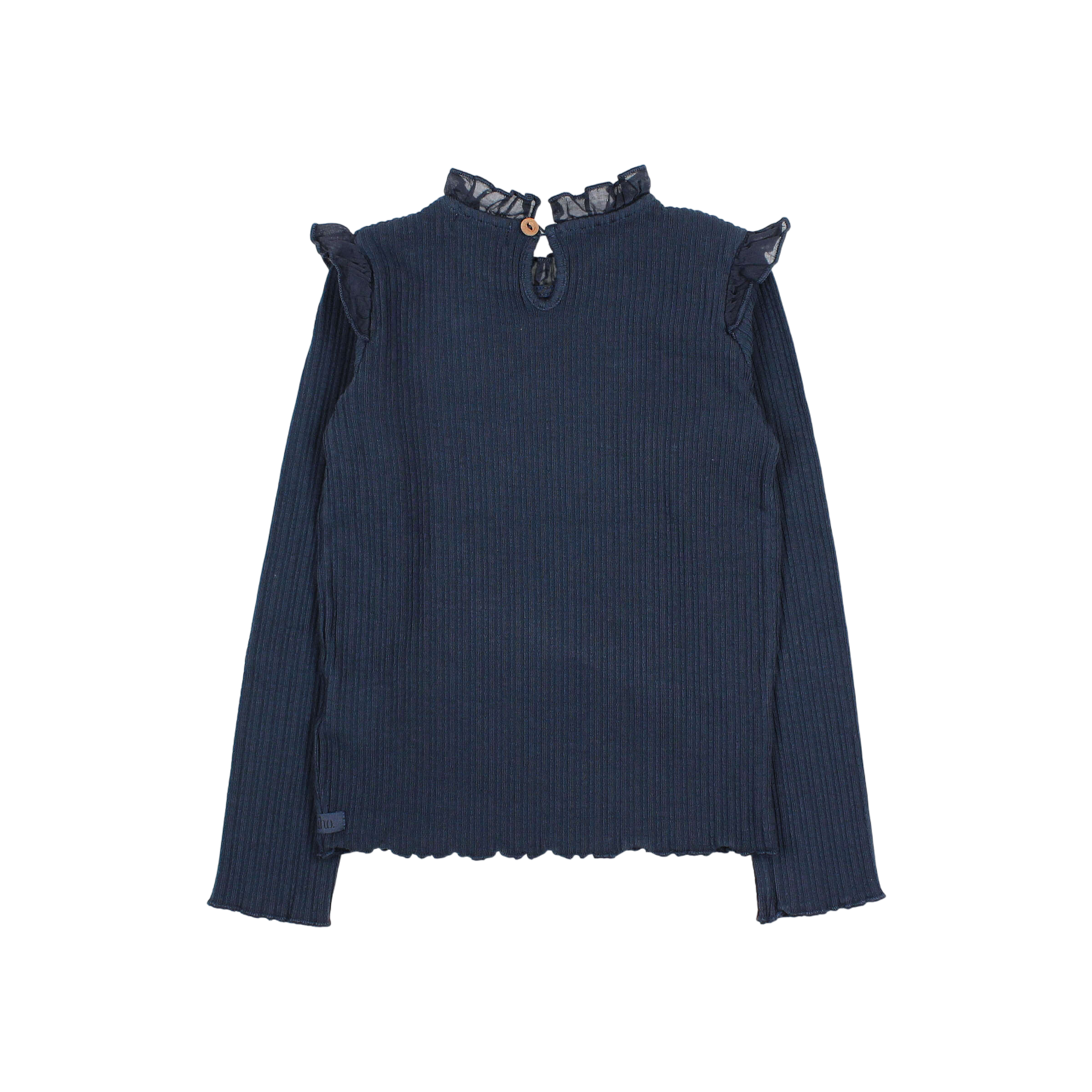 Langarmshirt Warm Rib Navy