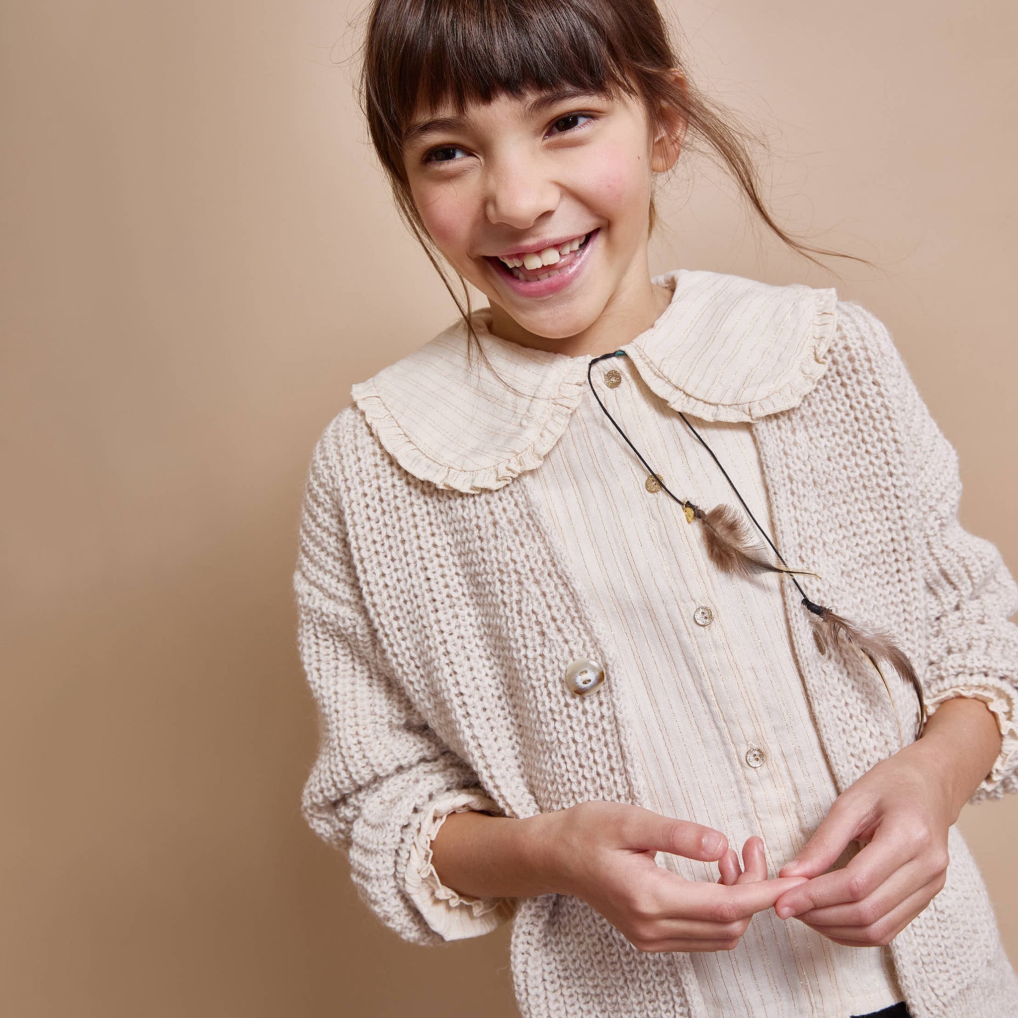 Cardigan Soft Natural