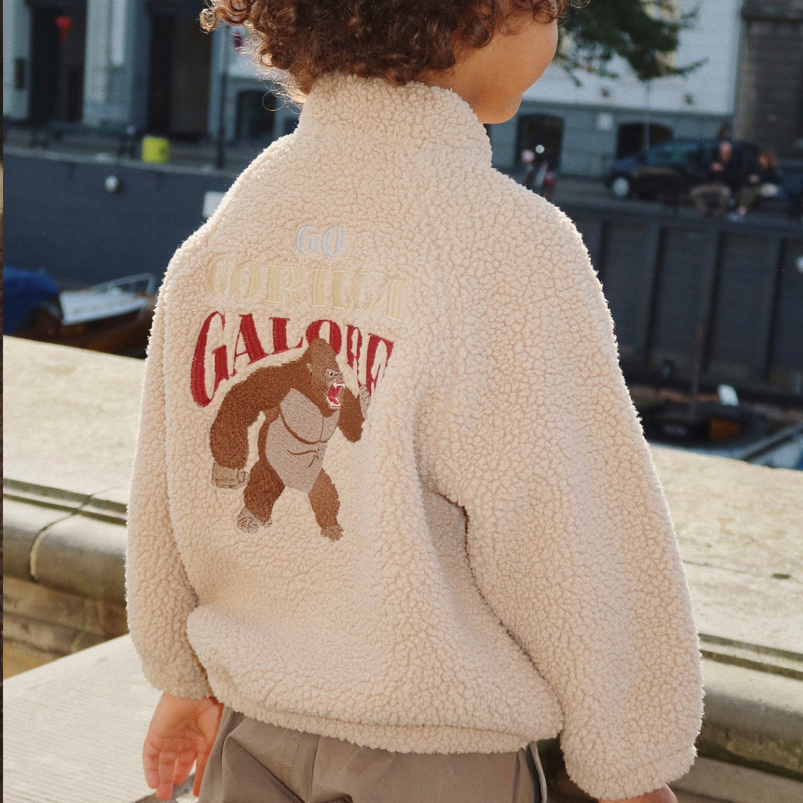 Bomber Jacket Jazz Teddy Oxford Tan