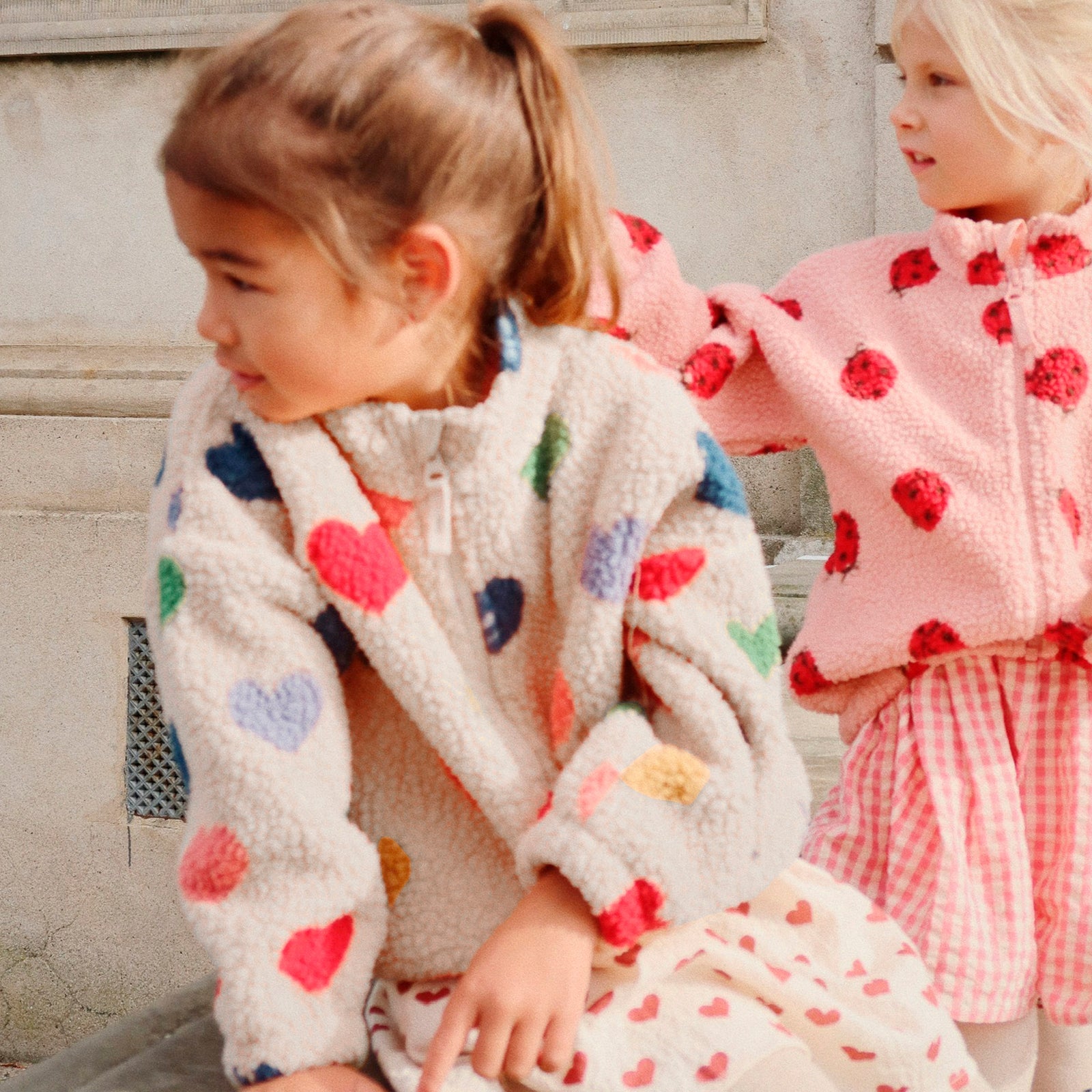 Veste Jody Teddy Bon Cœur Coloré