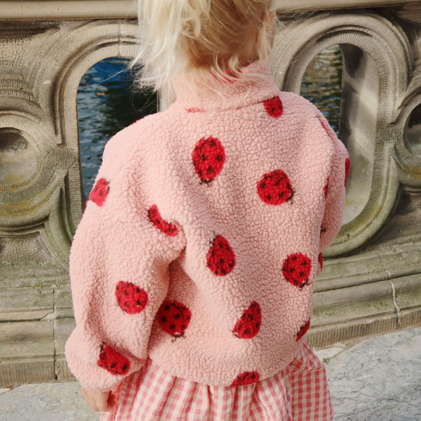 Veste Jody Teddy Ladybug rose