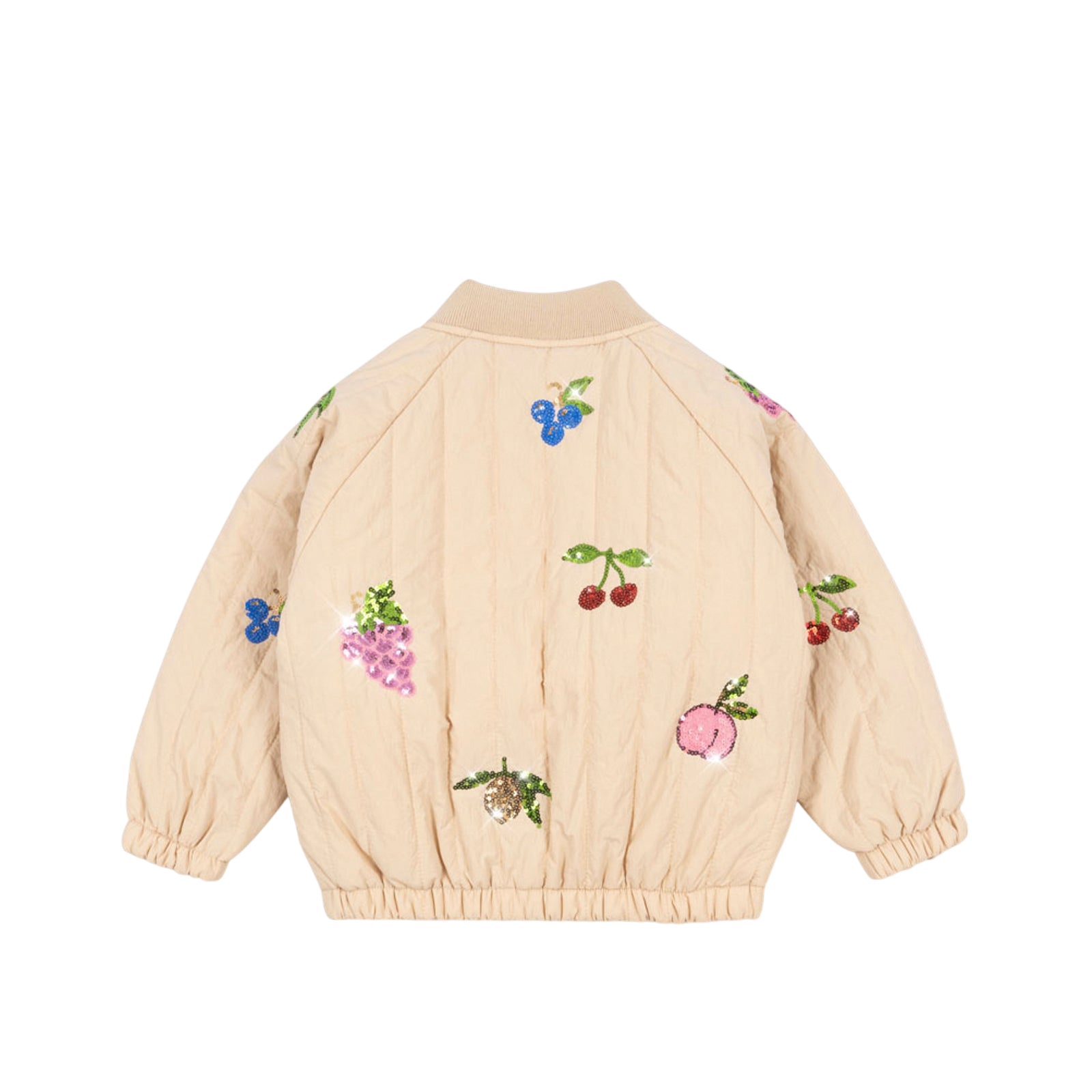 Juno Sequin Frappé bomber jacket