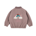 Juno Sequin Bomber Jacket Twilight Mauve