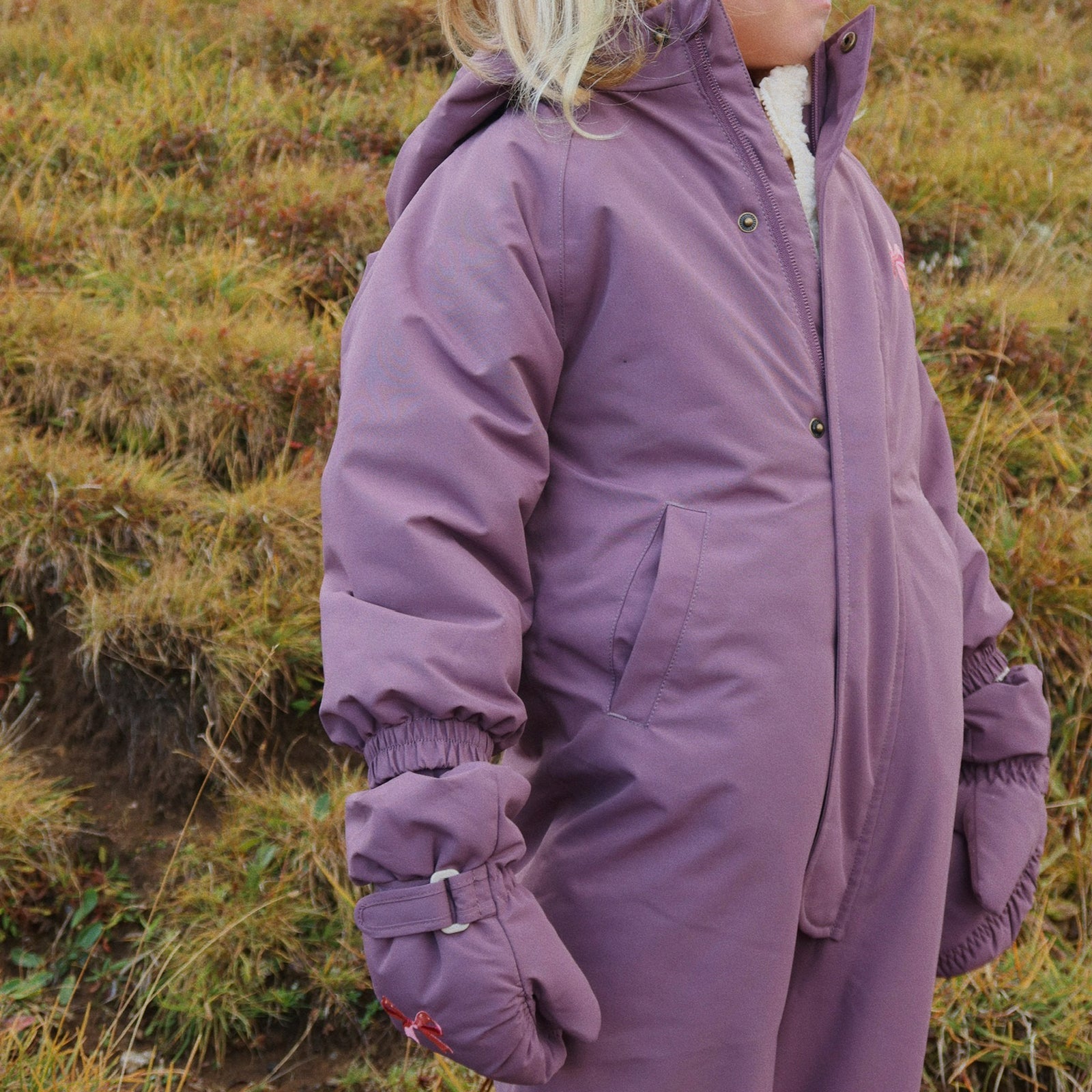 Ski overall Nohr Solid Hortensia