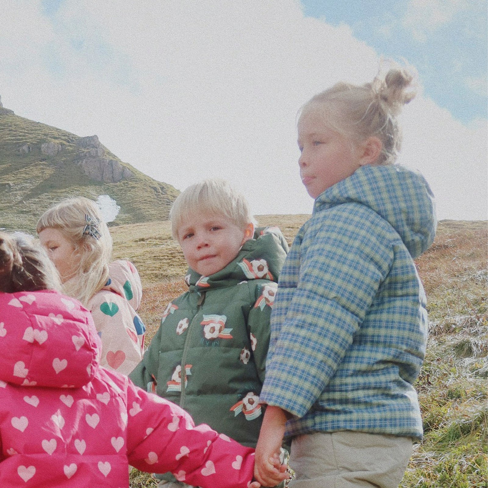 Veste d'hiver Nuka Deux Laurel Blue Check