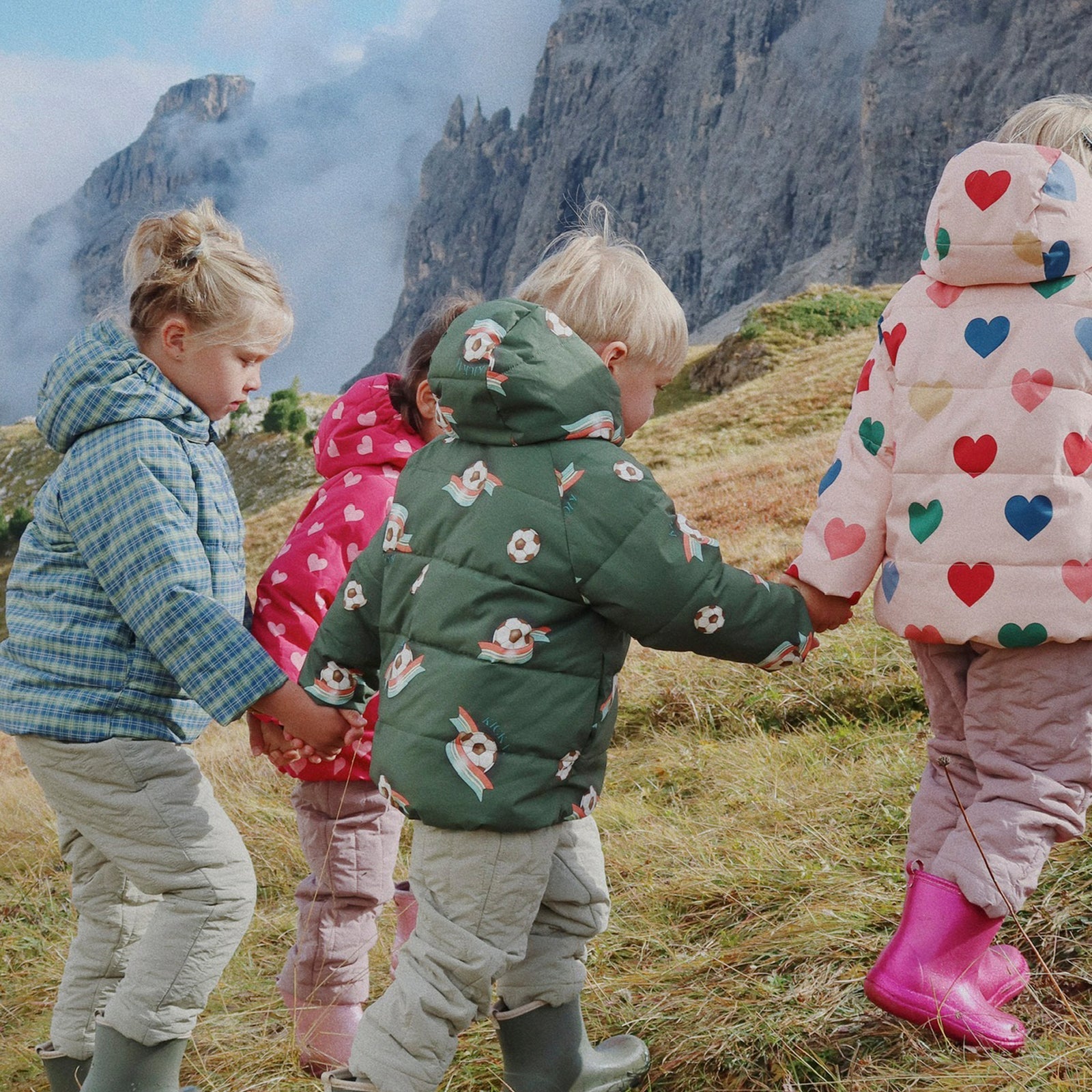 Veste d'hiver Nuka Deux Laurel Blue Check