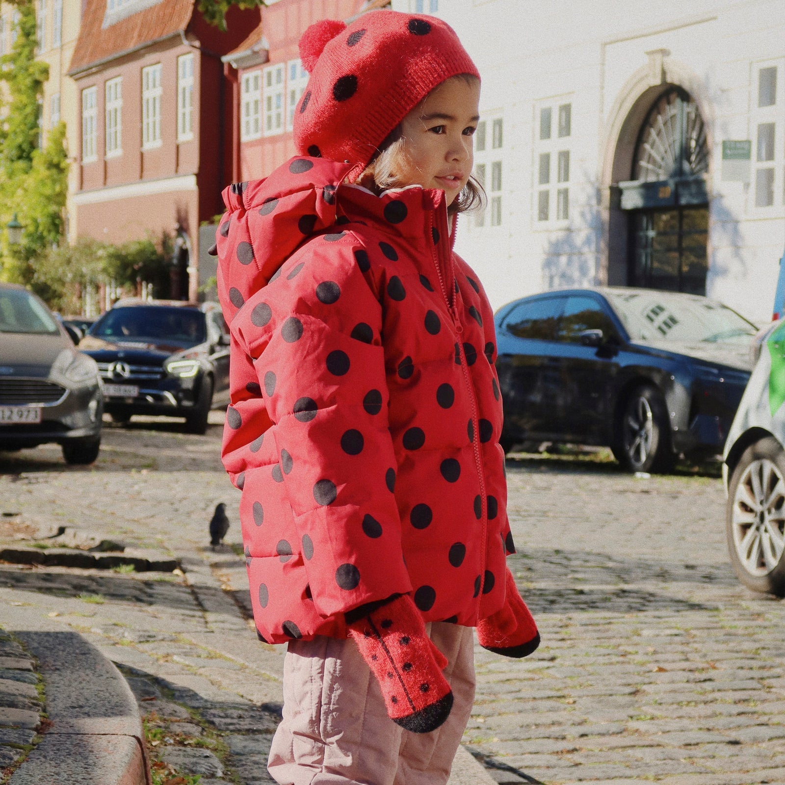 Nuka Ladybug Lady Dot winter jacket