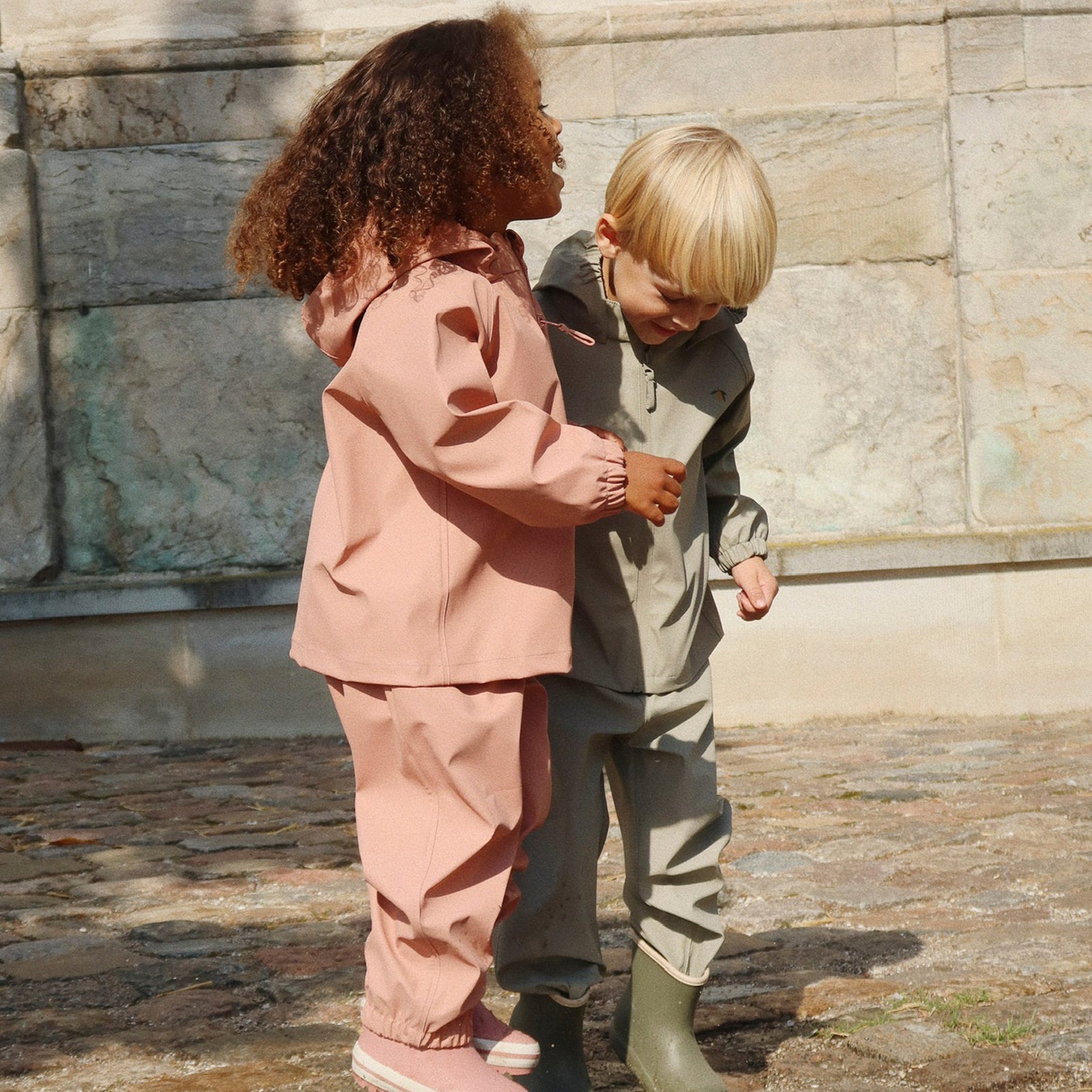 Rain set Plainy Cameo Brown