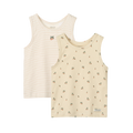 Top 2er-Set Faris Printed Mini Peach Sea Shell Stripe Mix