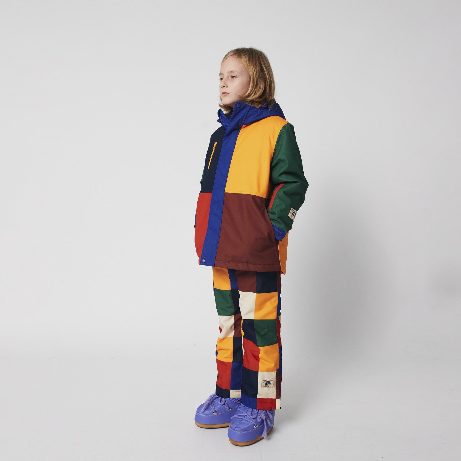 Veste d'hiver Bobo Choses Color Block Multicolor