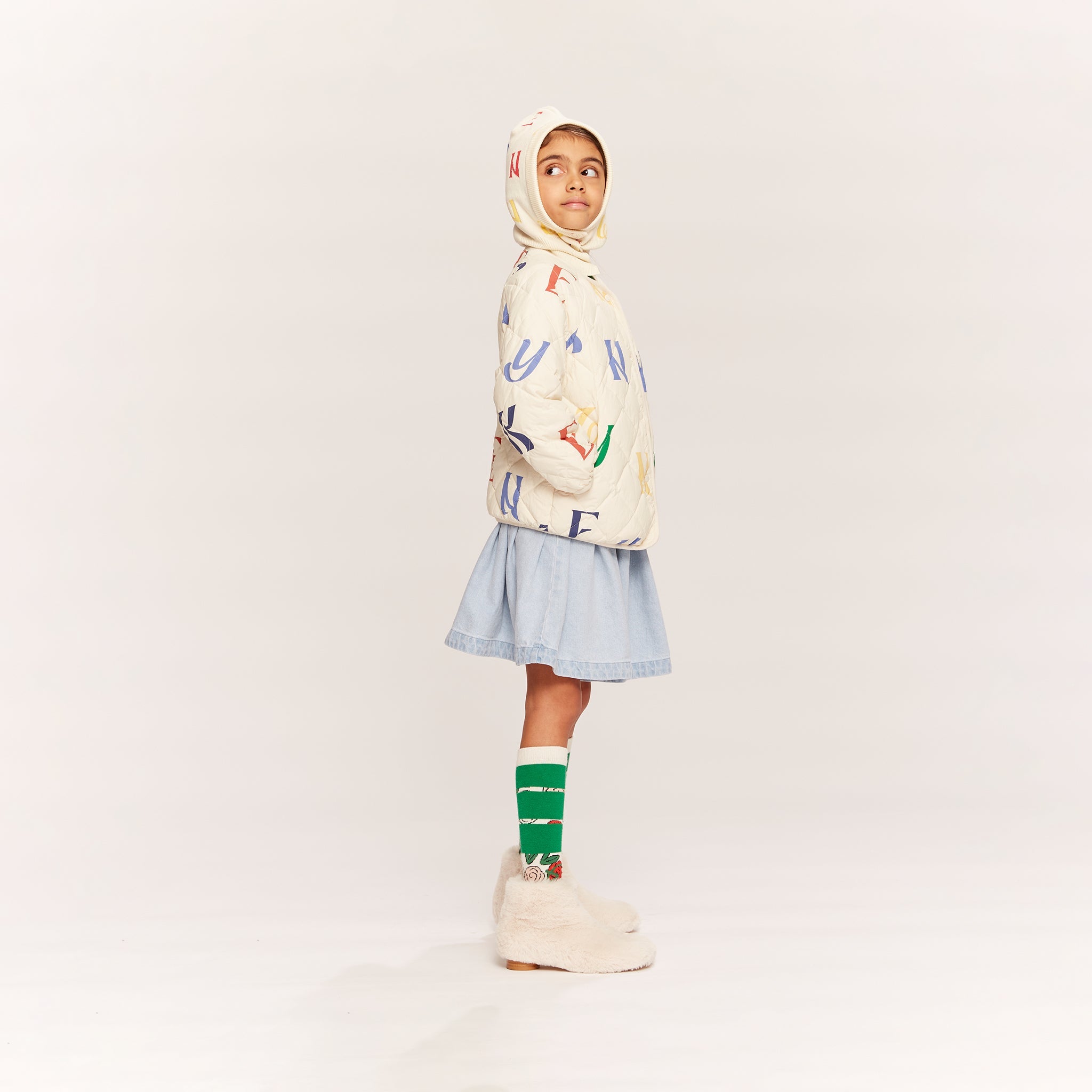 Kleid Annka Pinafore Pale Bleached Wash