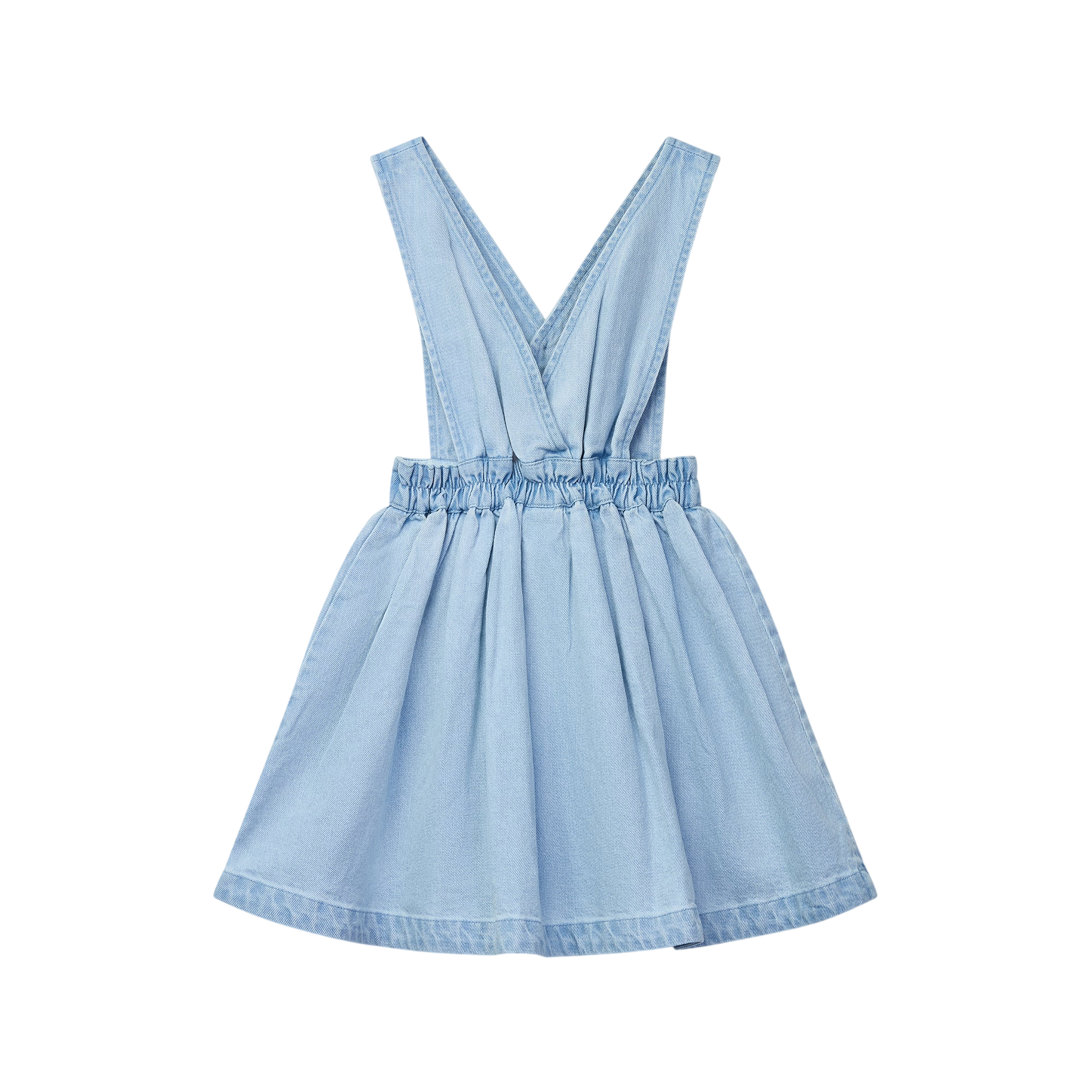 Kleid Annka Pinafore Pale Bleached Wash