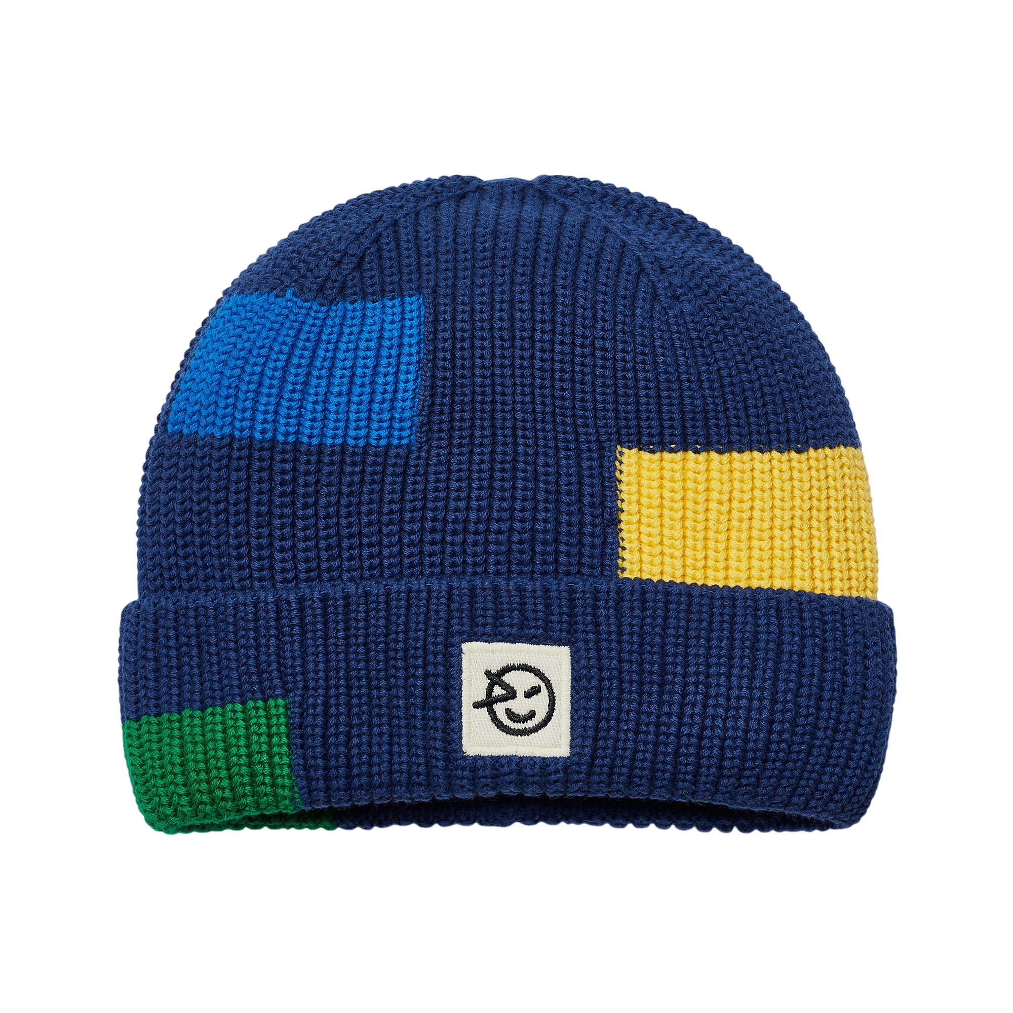 Beanie Block Navy Multi