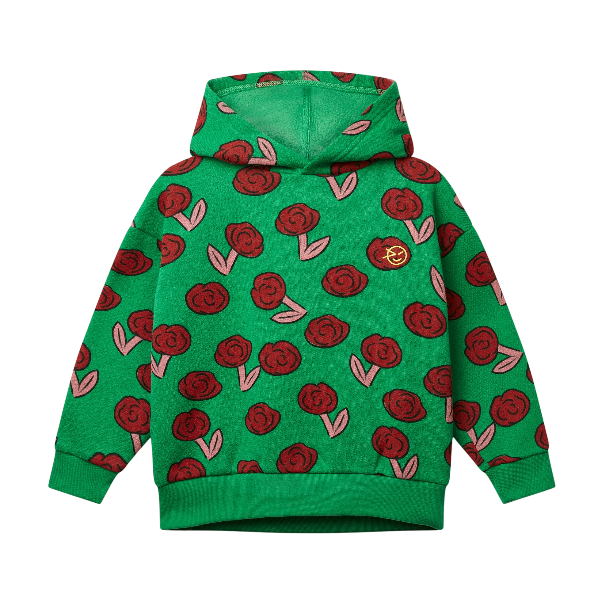 Hoodie Dancing Dahlia Python Green