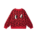 Sweat-shirt Dash Ladybird Rouge Noir