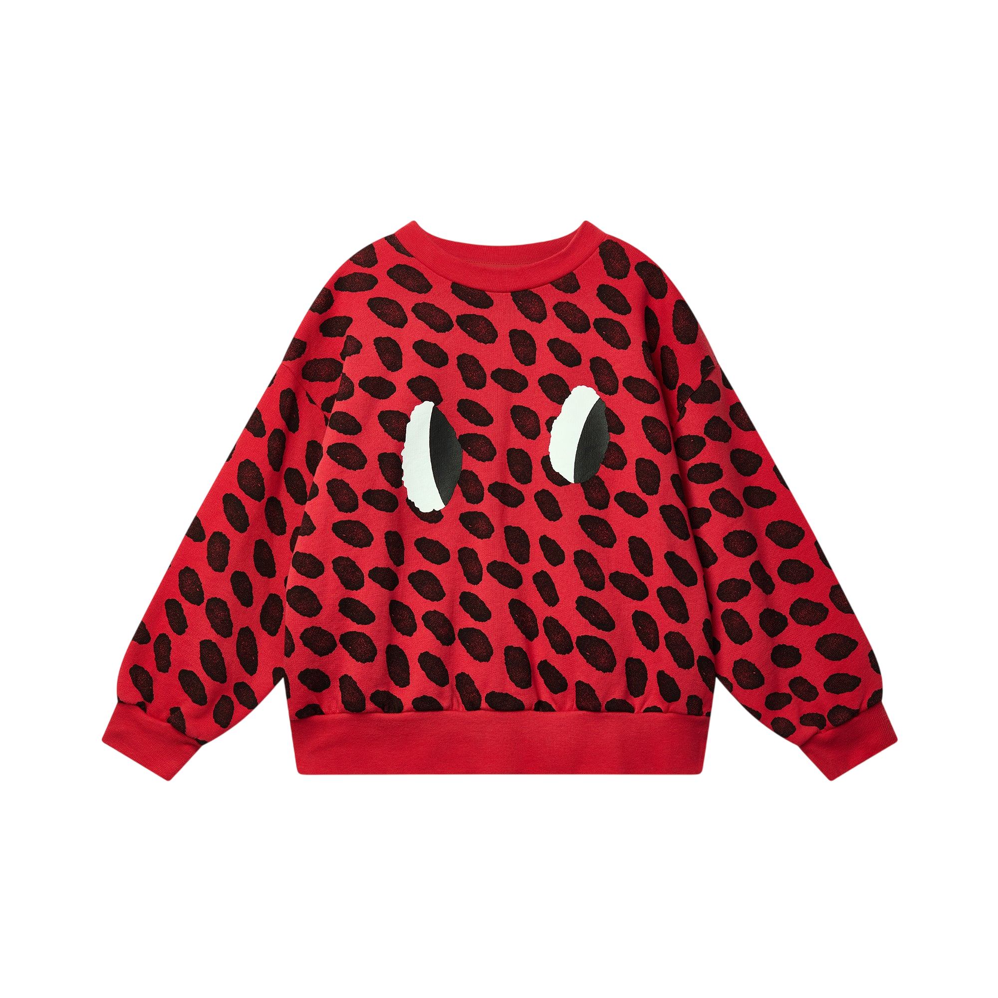 Sweat-shirt Dash Ladybird Rouge Noir
