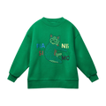 Sweat-shirt Kukka Python Green Cat