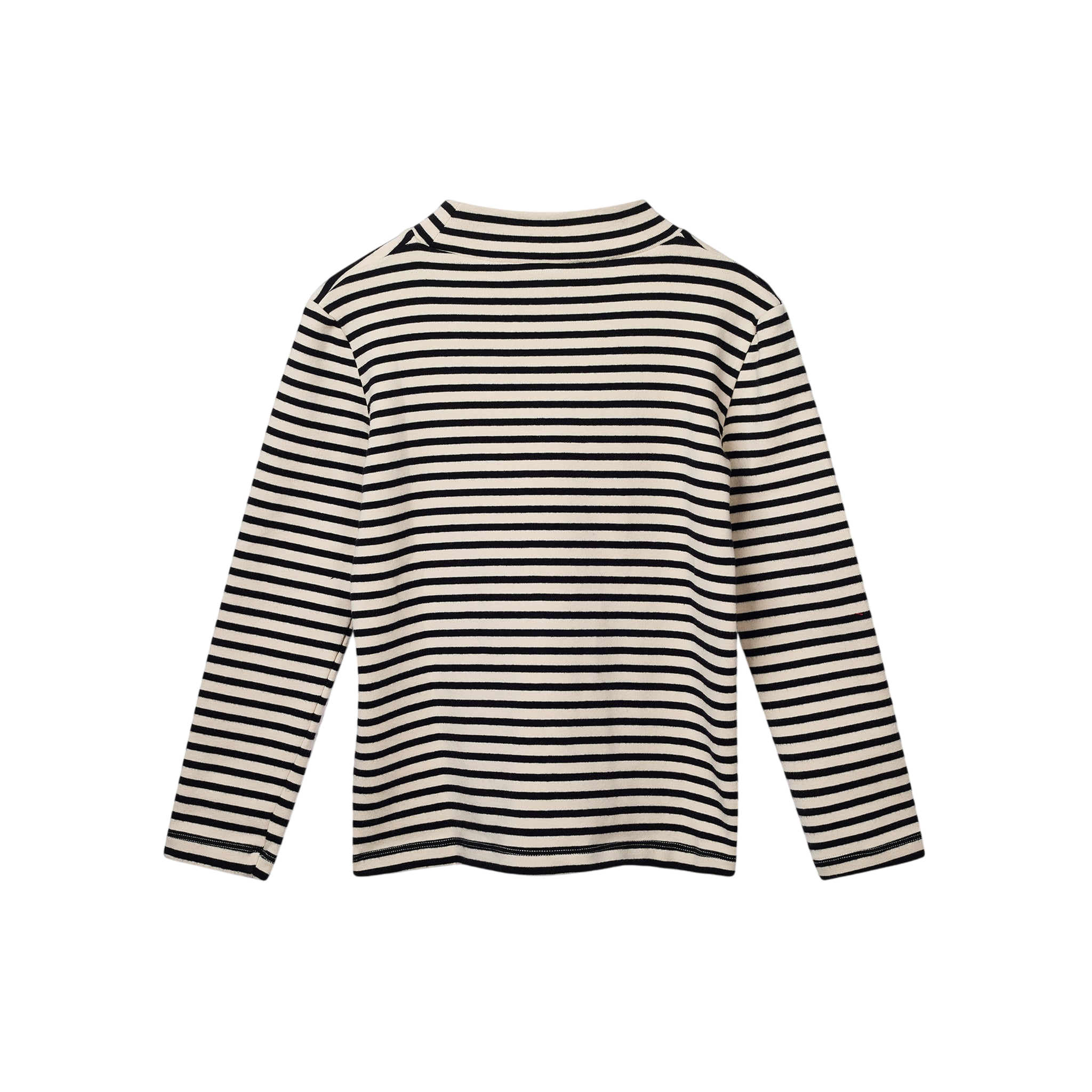 T-shirt à manches longues Lento Black Ecru Stripe
