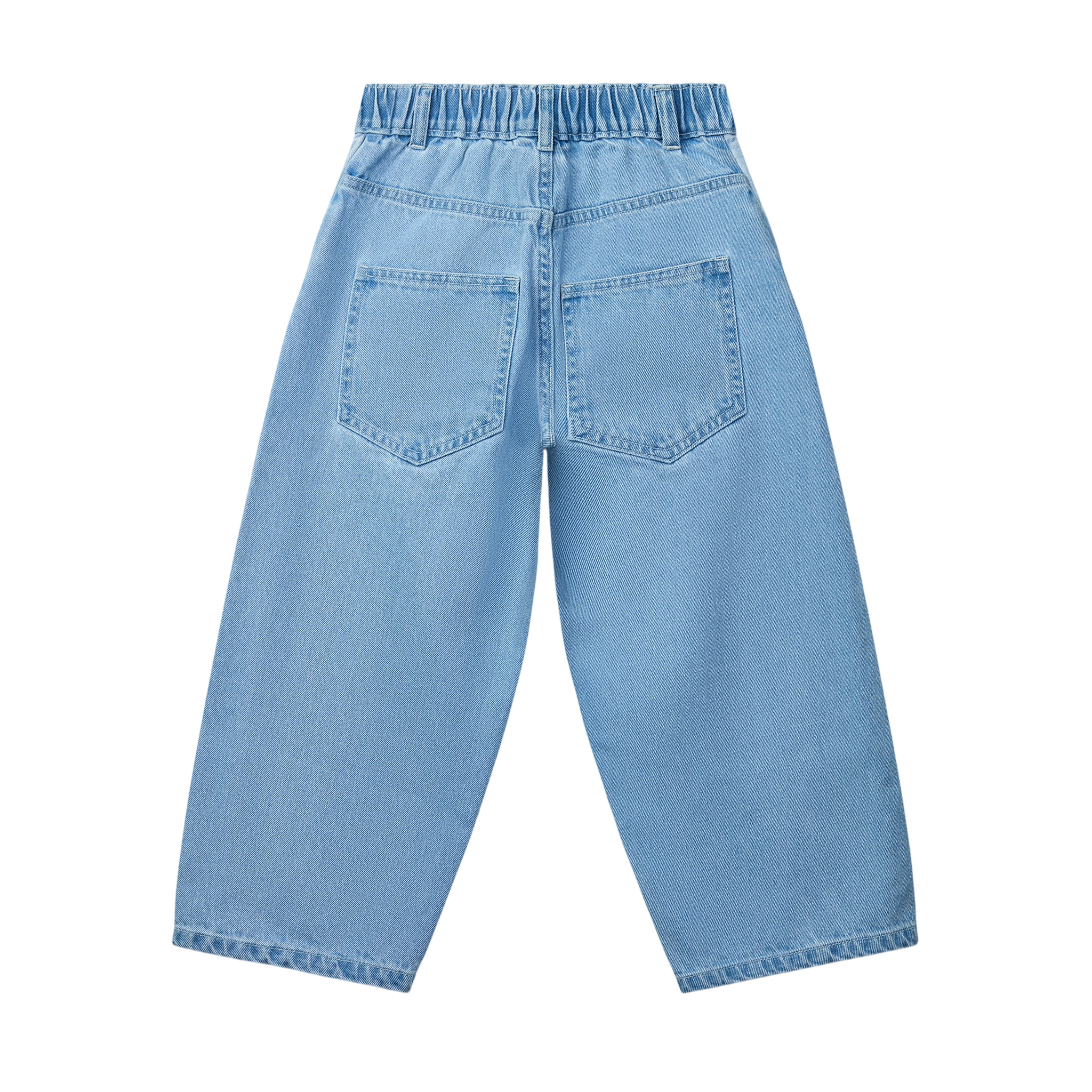 Jeans Panel Mid Wash Pale Bleach Denim