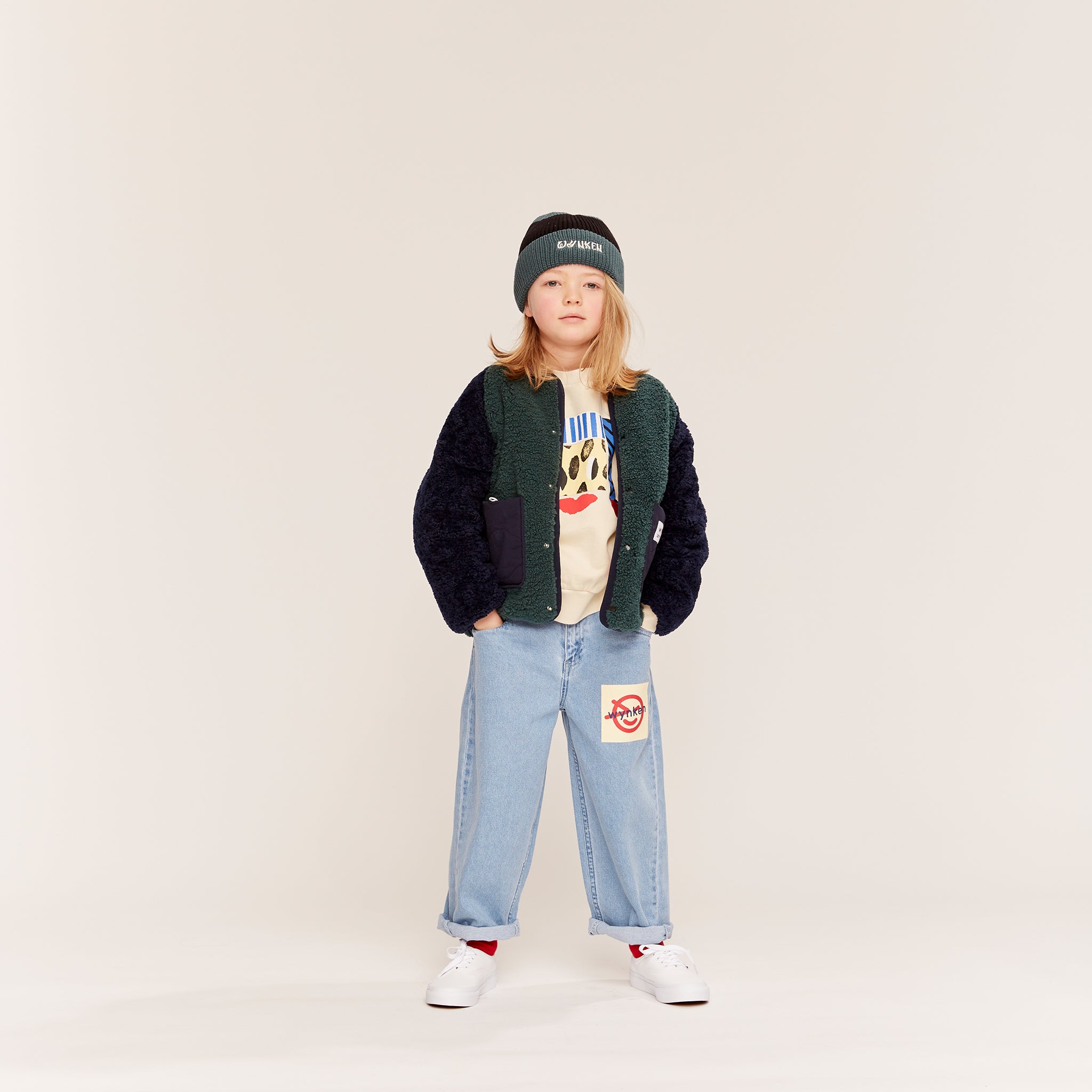 Wynken mid wash denim jeans