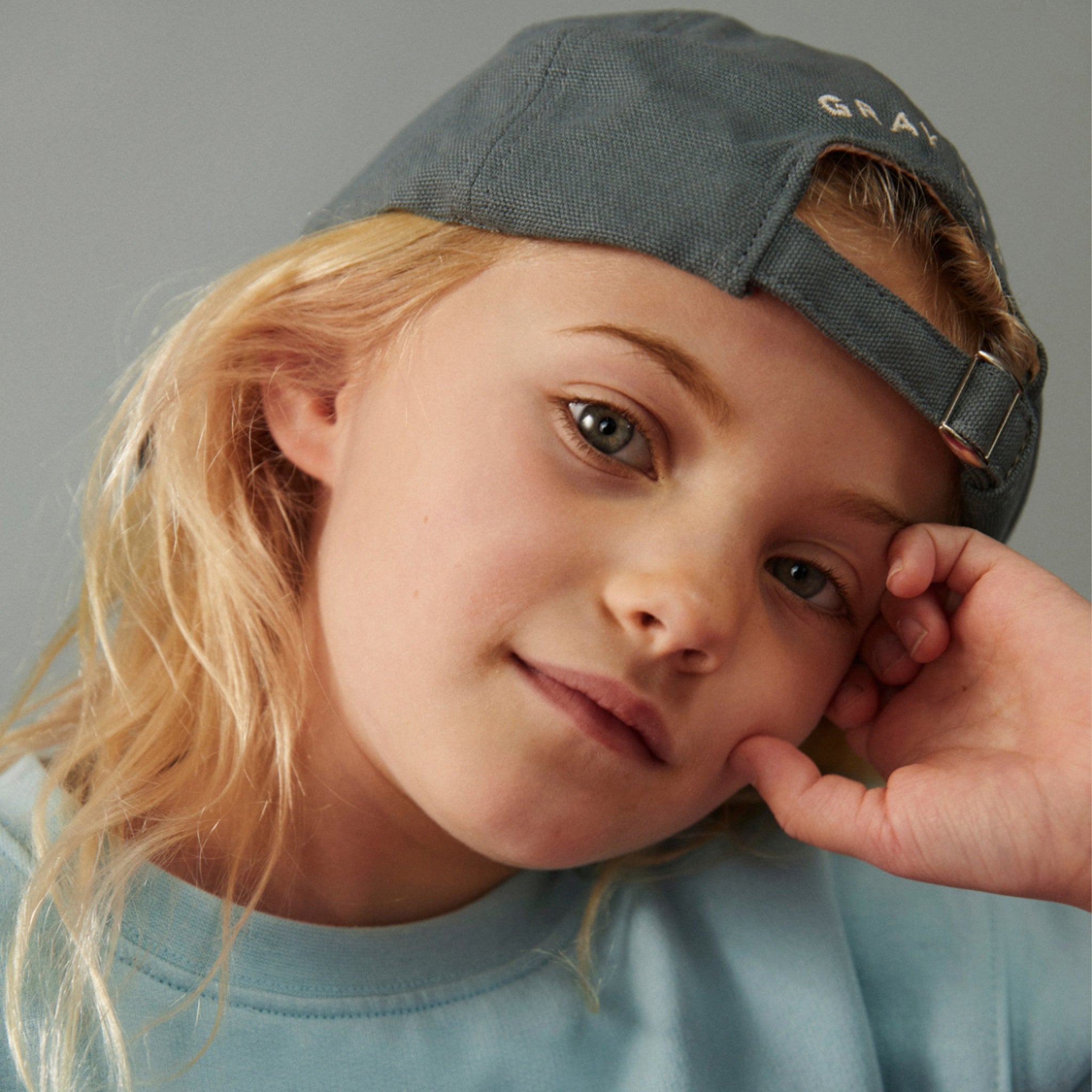 Cap Baseball Blue Grey