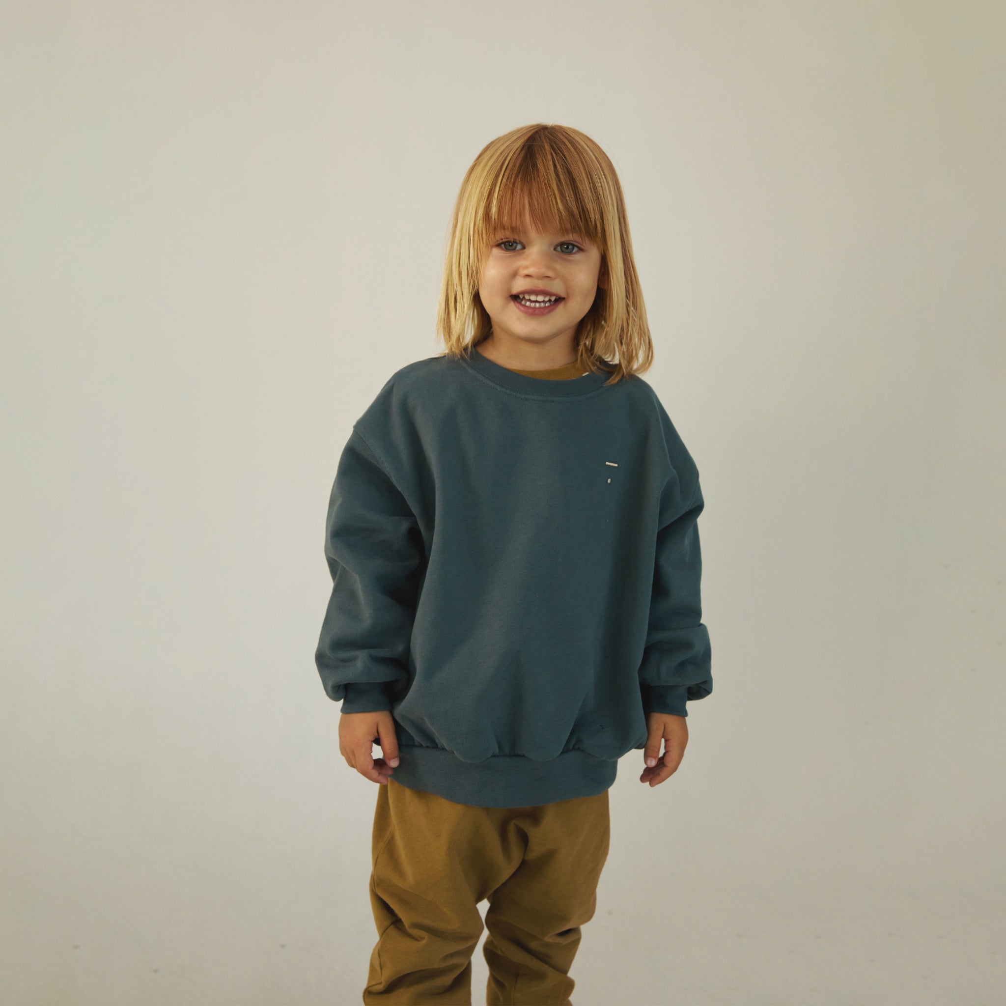 Sweat-shirt New Fit Blue Grey