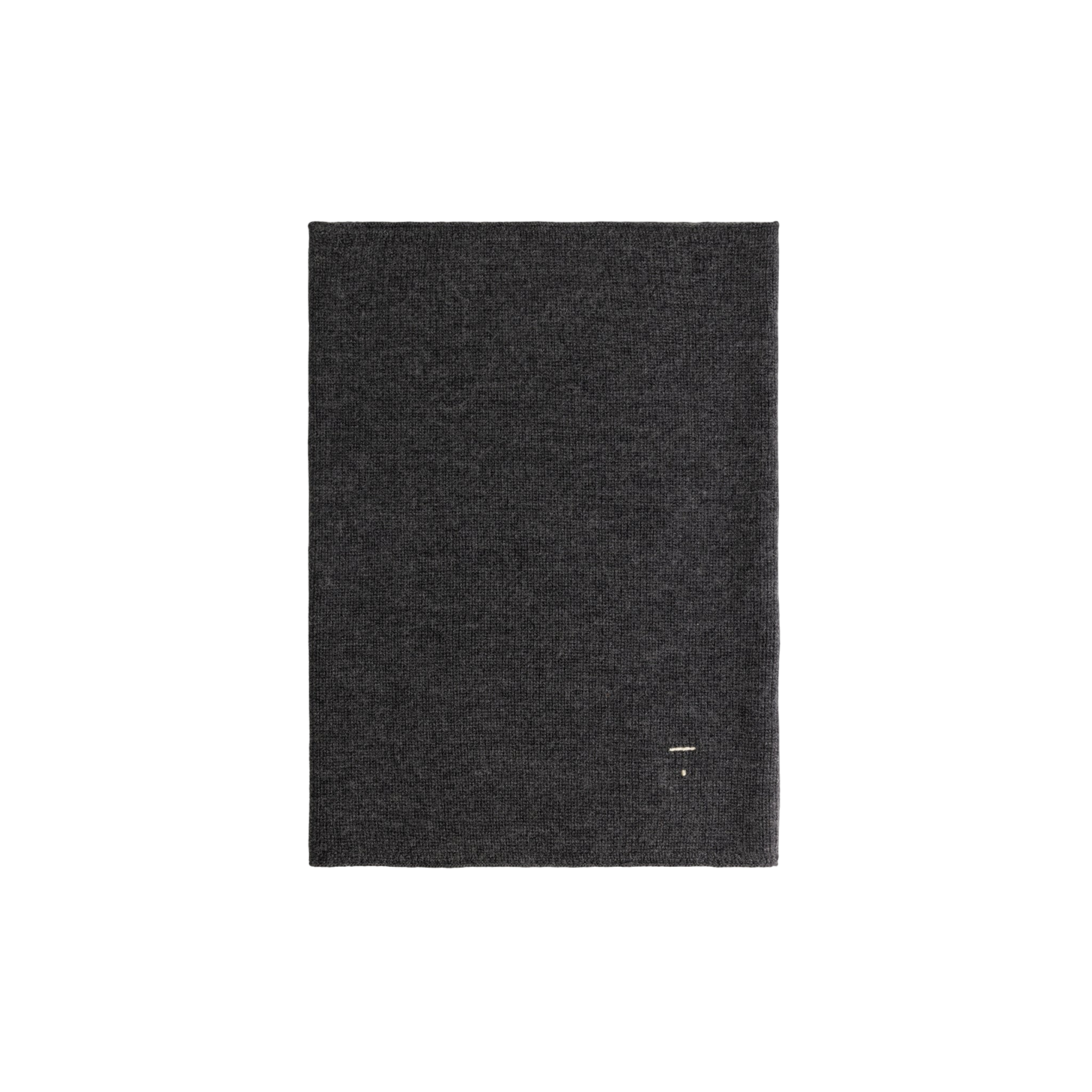 Écharpe en laine mérinos Black Melange