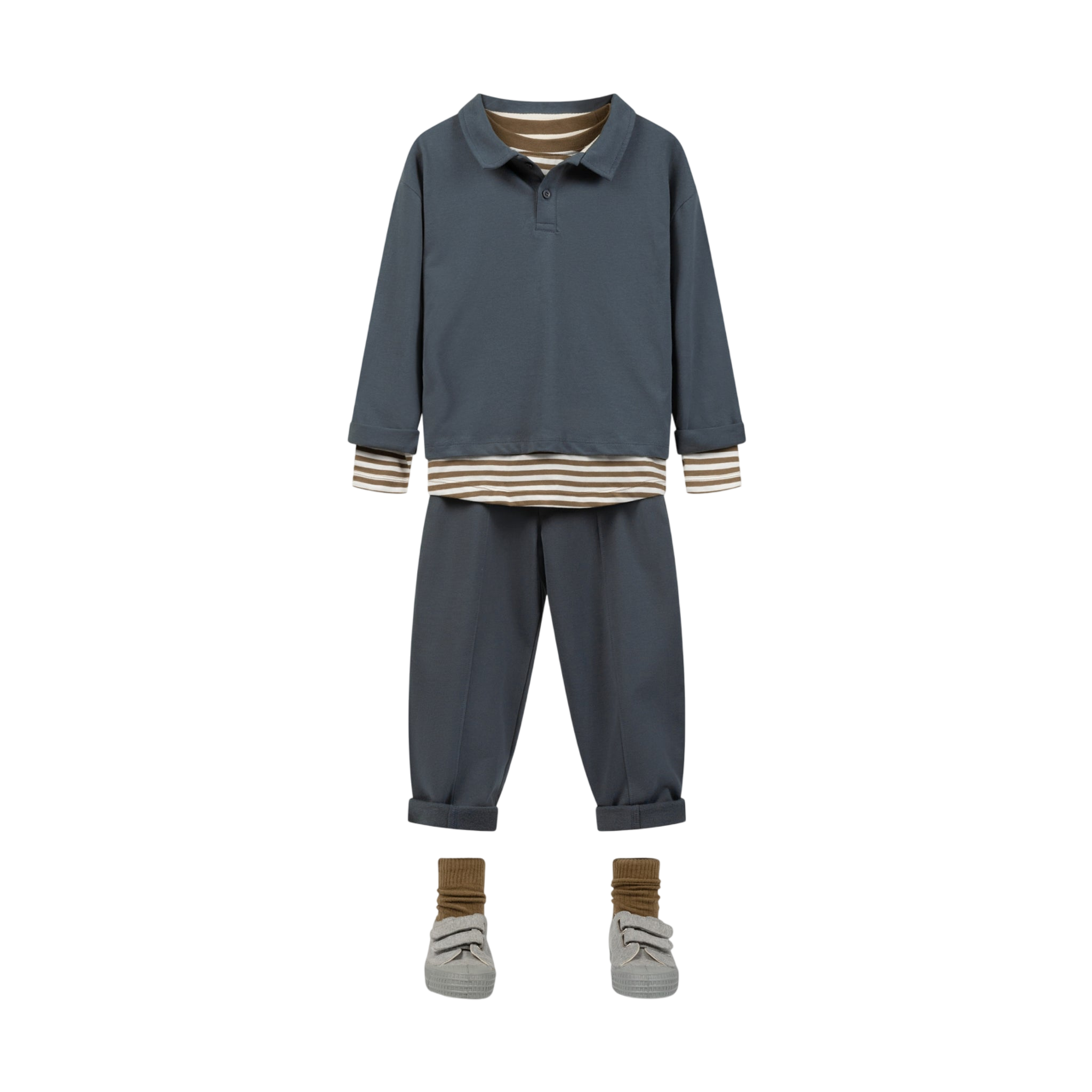 Langarmshirt New Fit Woody Cream