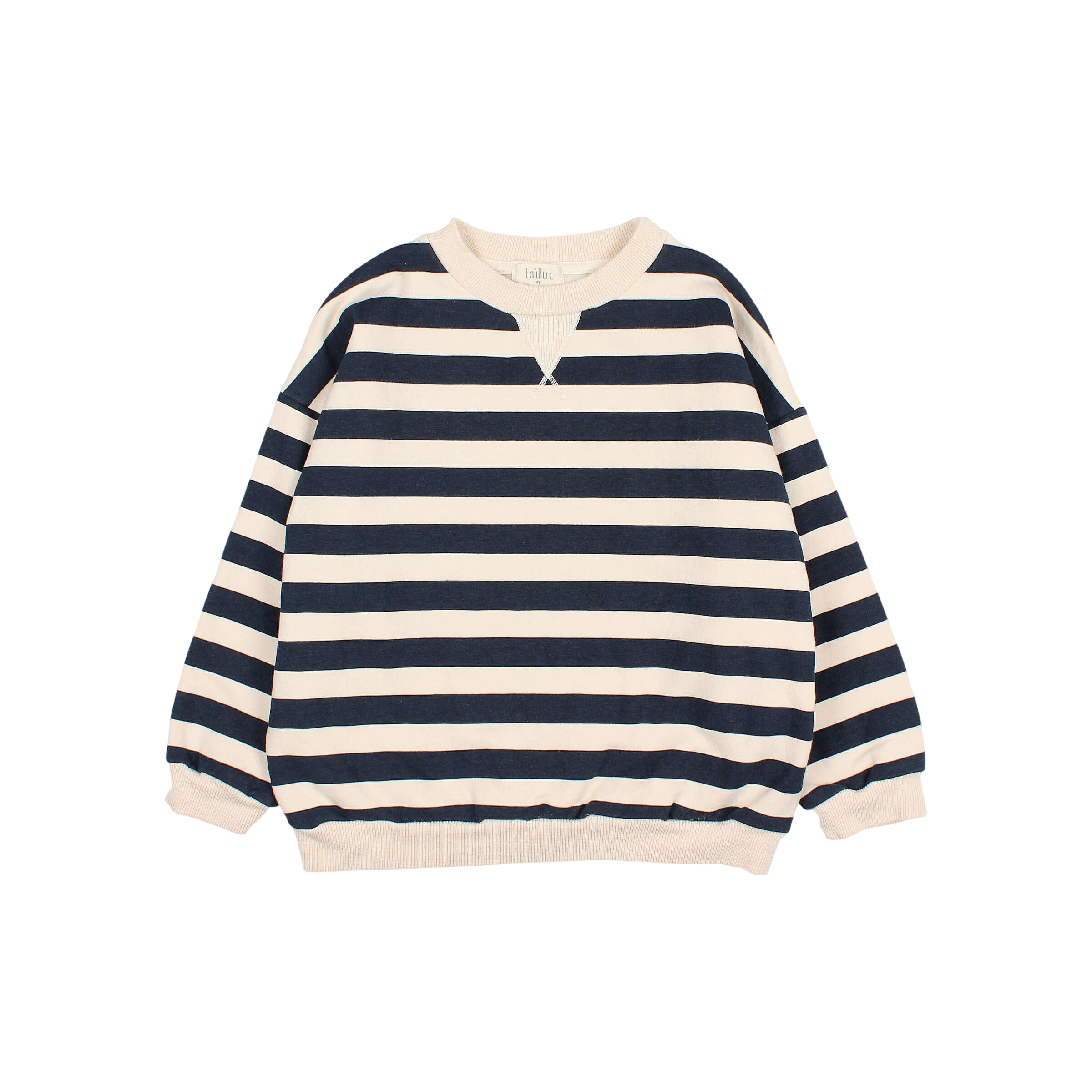 Sweat-shirt Stripes Ivory