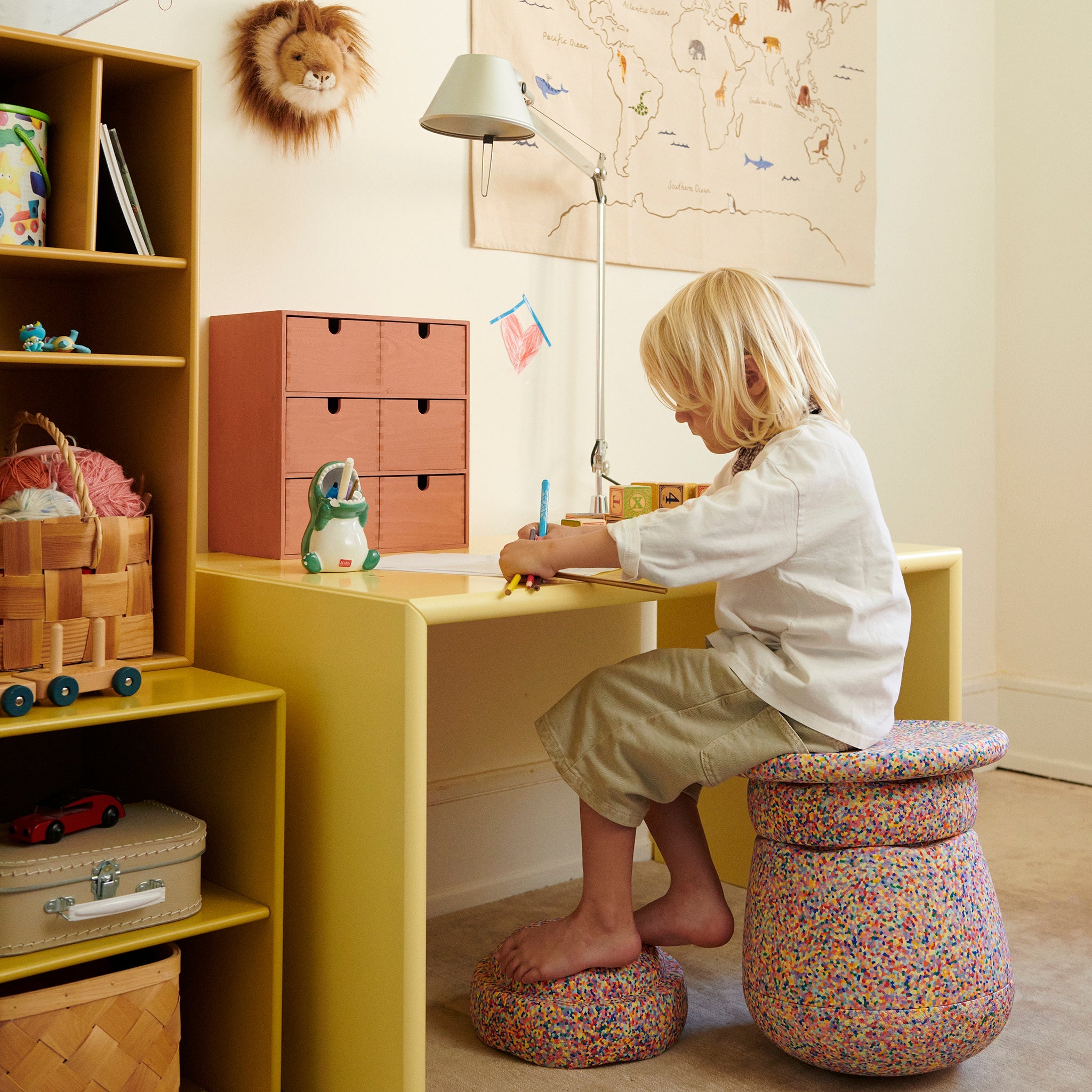 Pierre à empiler Base confetti