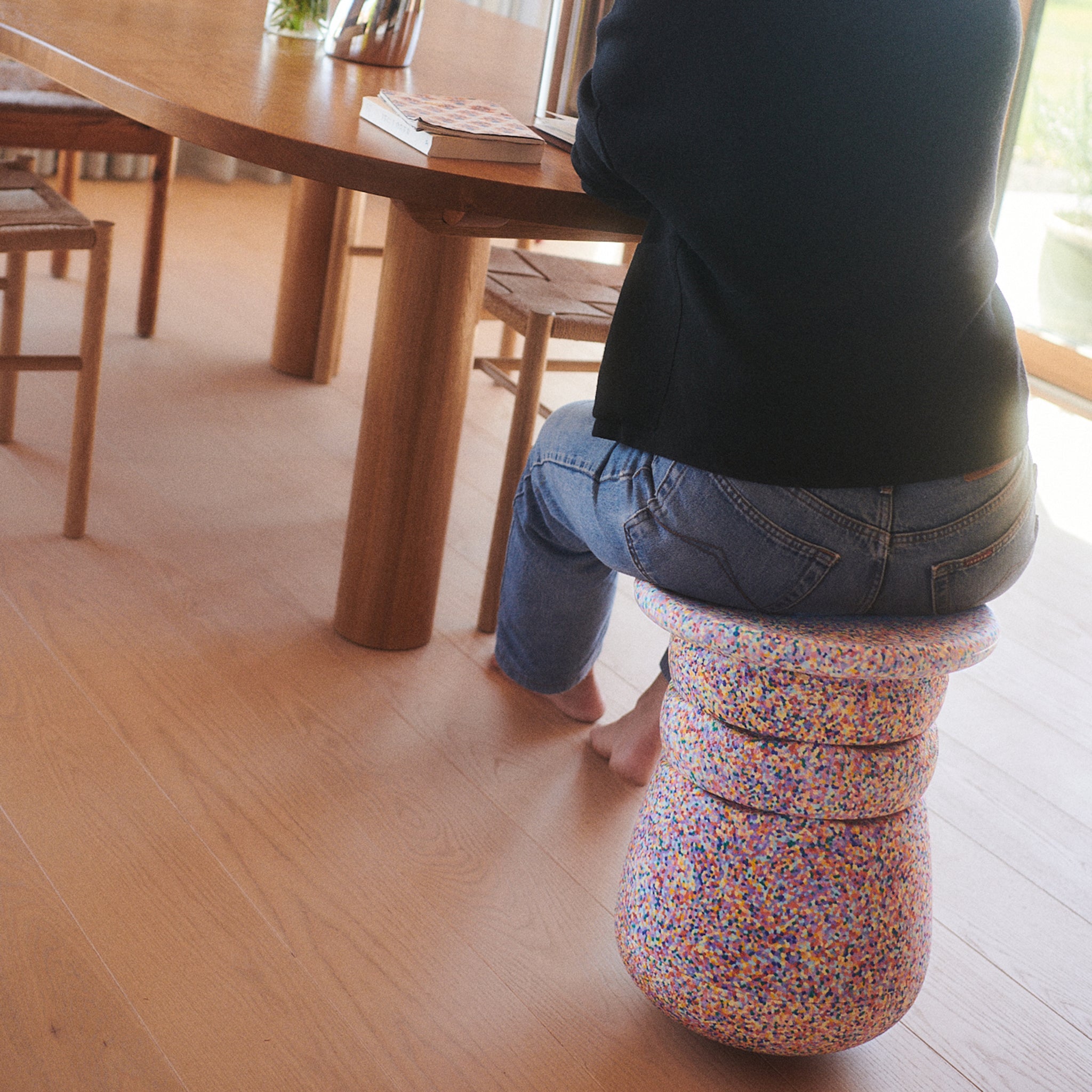 Pierre empilée Dynamic all super confetti