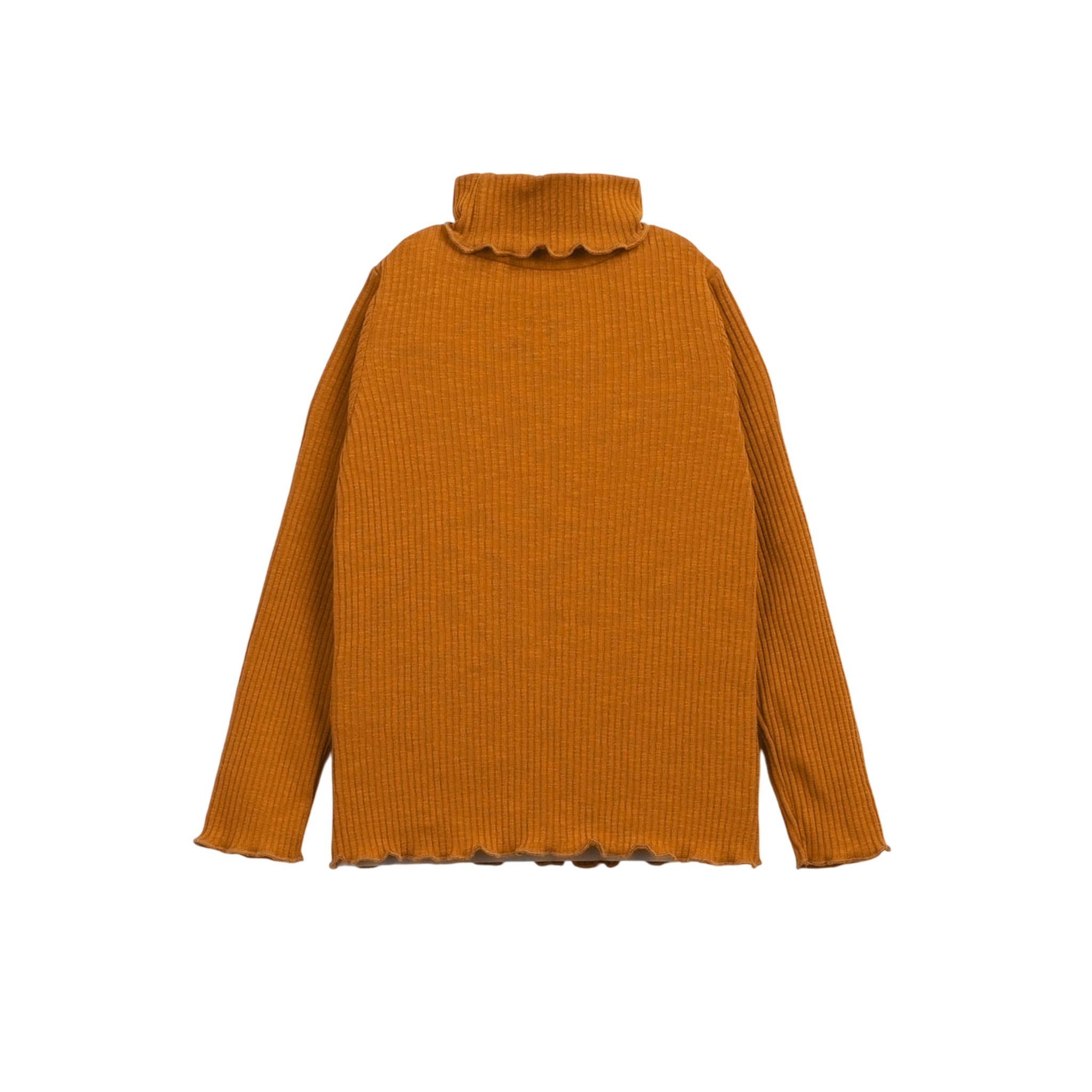 Rib Flamé Saffron long sleeve shirt