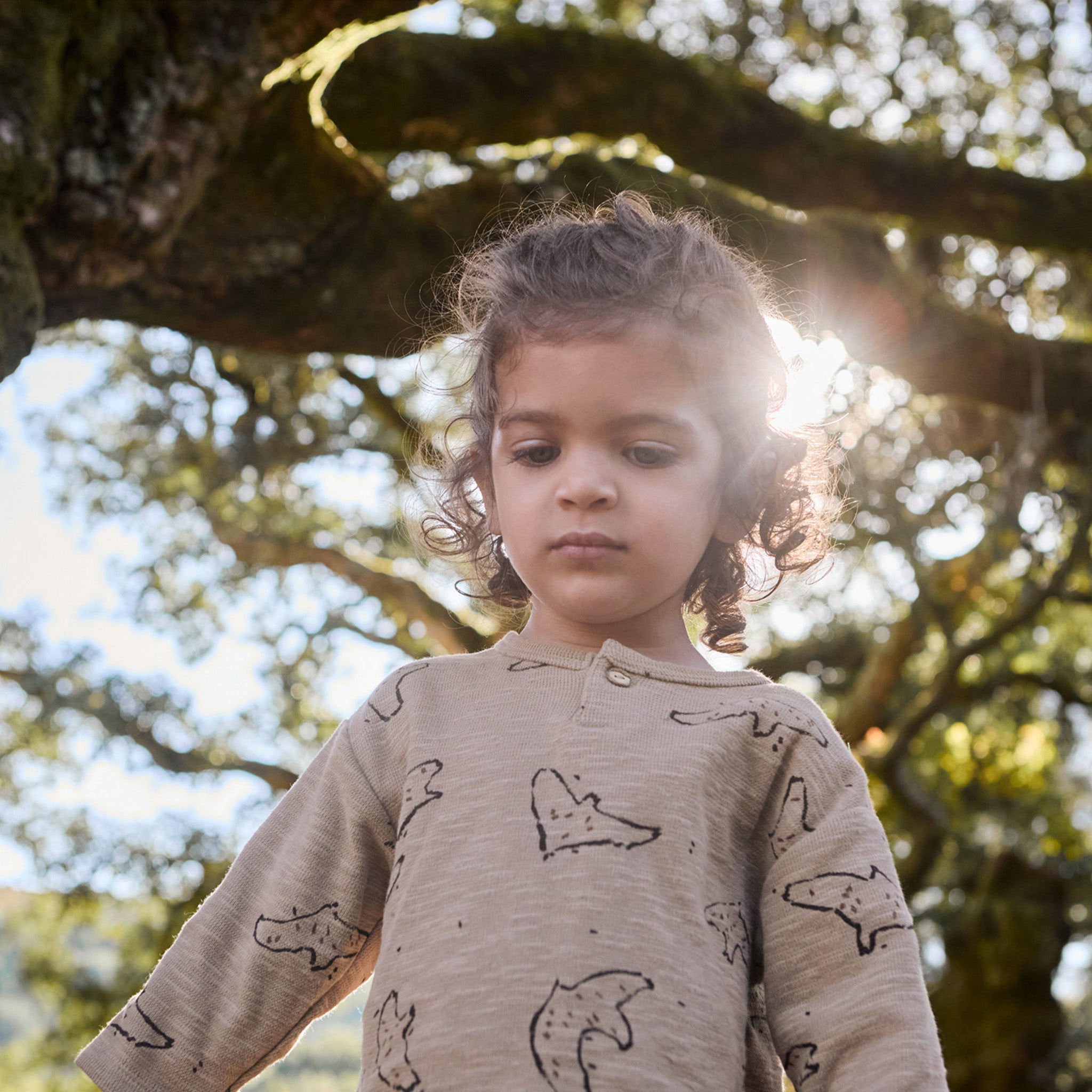 Baby long-sleeved shirt Rib Ancestral