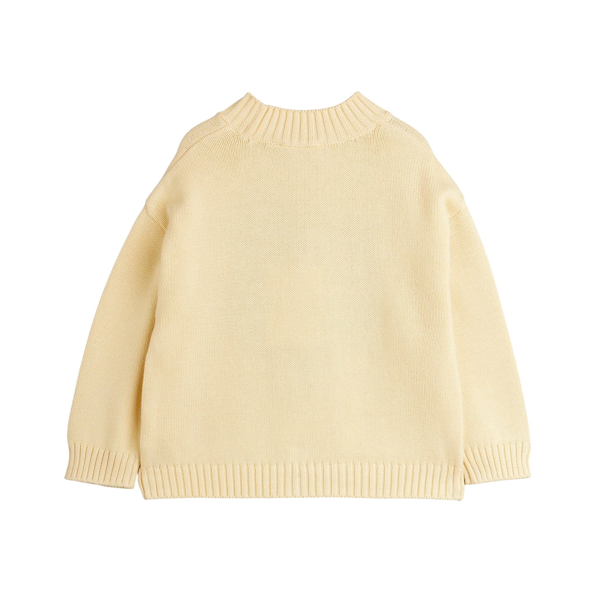 Strickpullover Bear Intarsia Offwhite