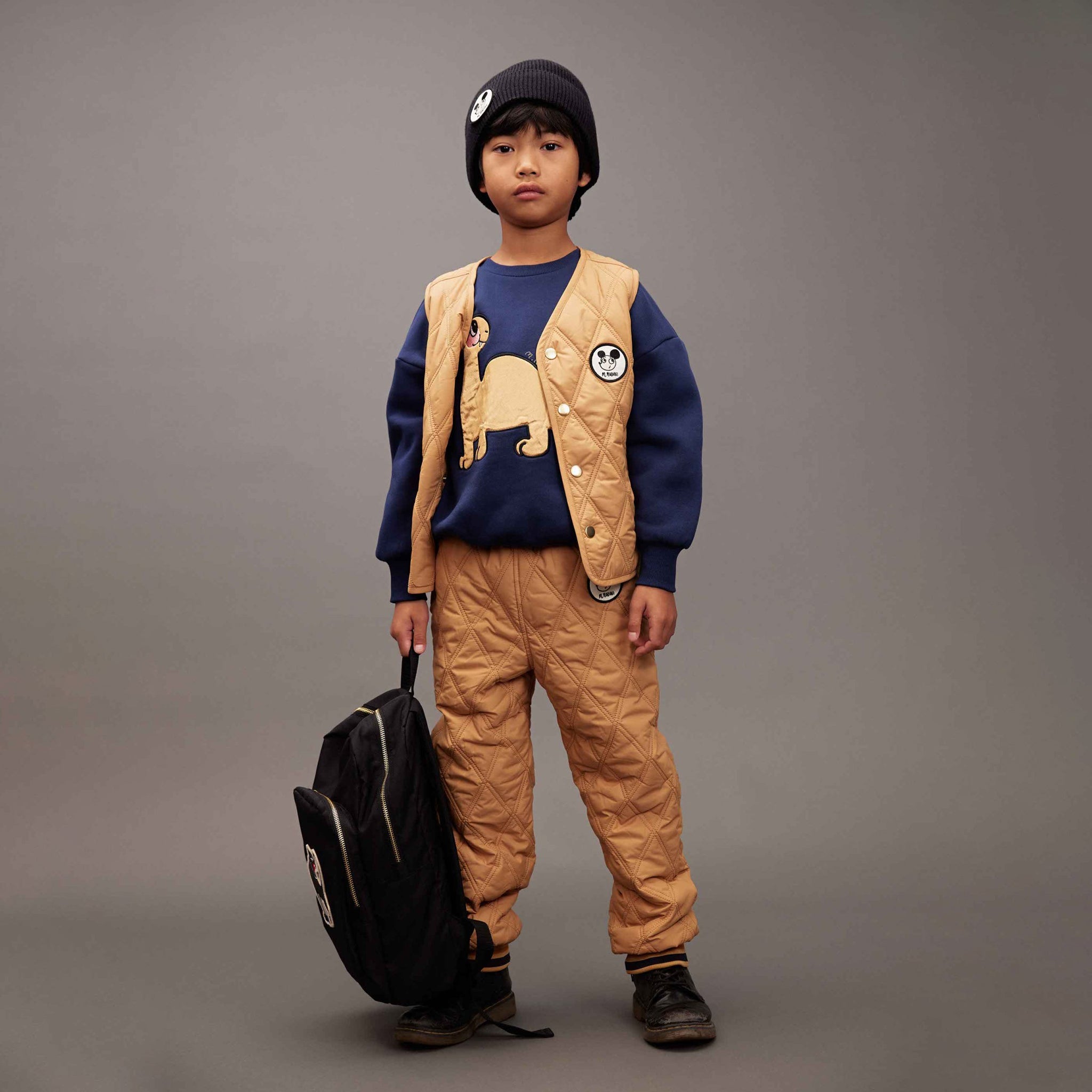 Hosen Ritzratz Patch Quilted Beige