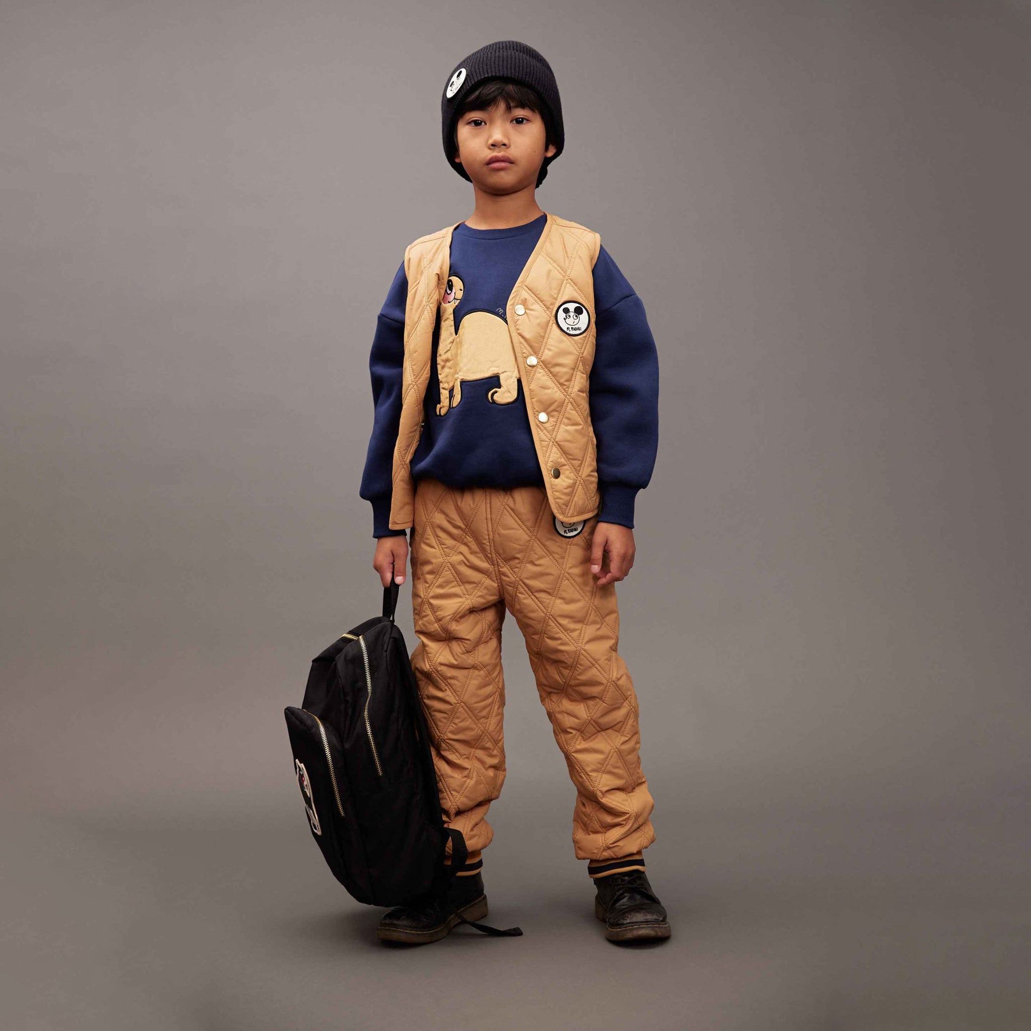 Weste Ritzratz Patch Quilted Beige