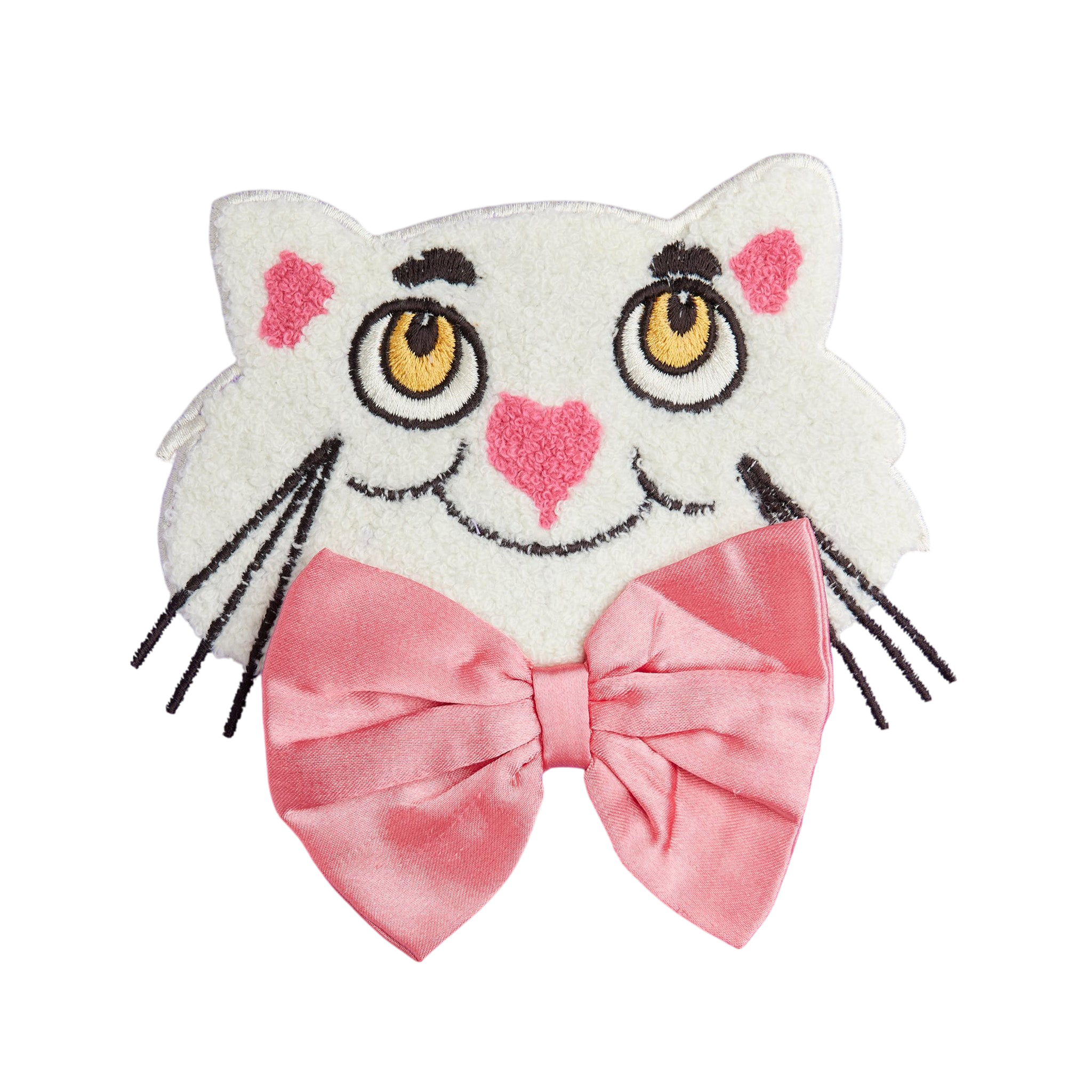 Kleid Cat With Bowtie Chenille Purple