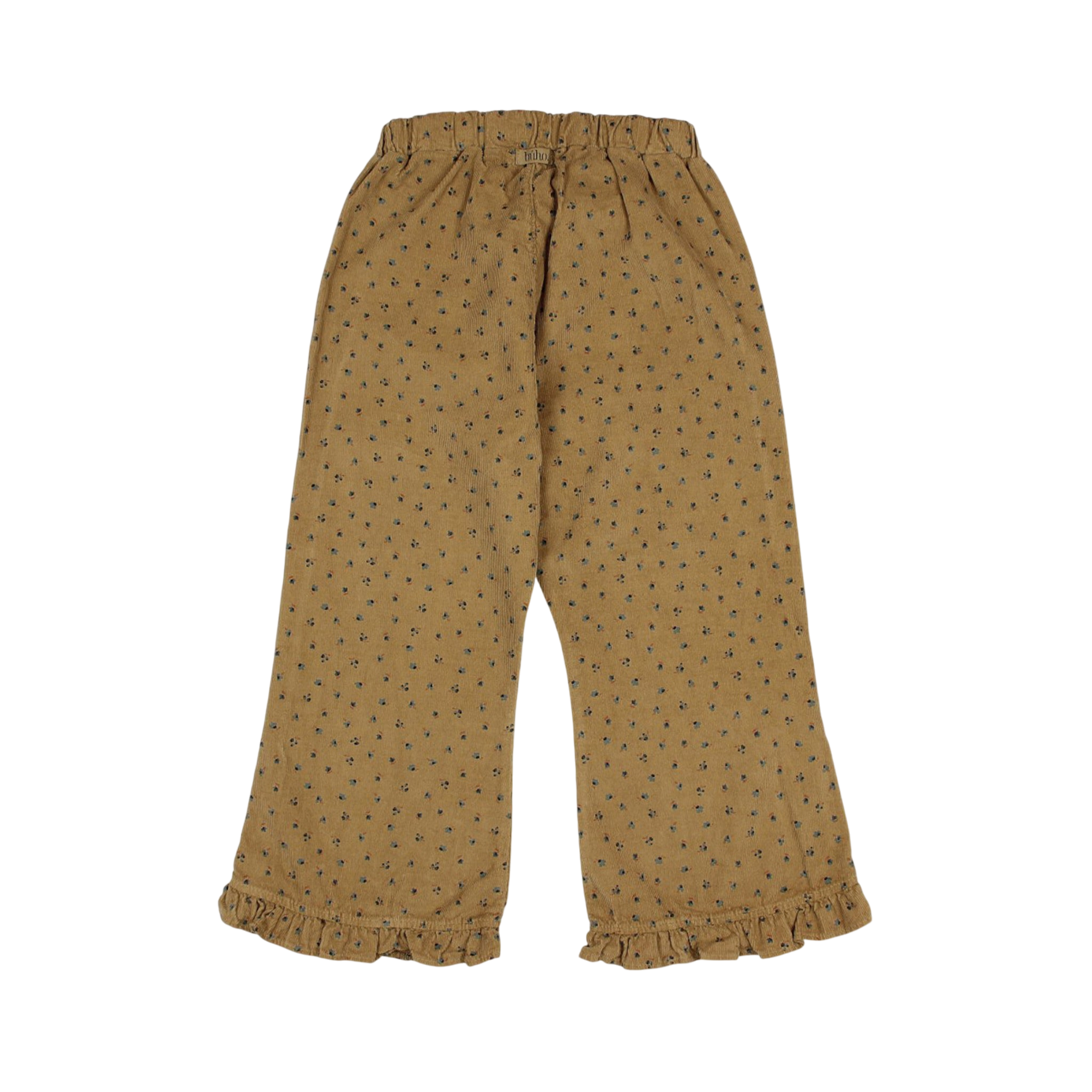 Trousers Fall Soft Velour Ocre