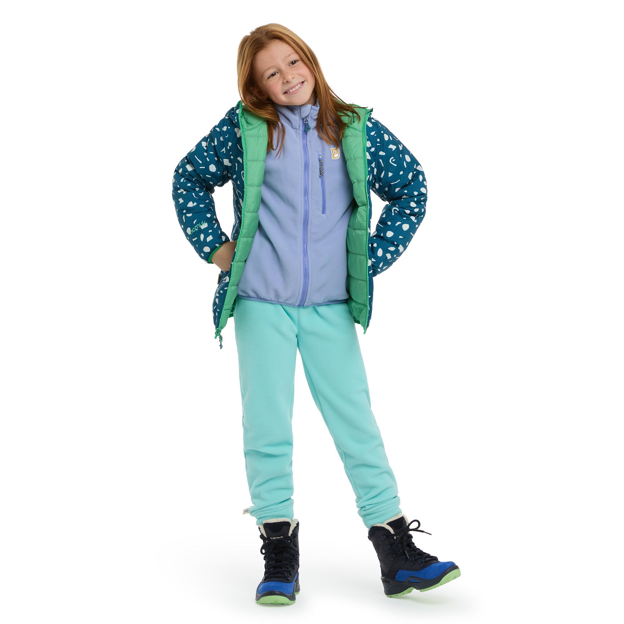 Jacket PrimaLoft Underground Glow Rana green / Deep petrol