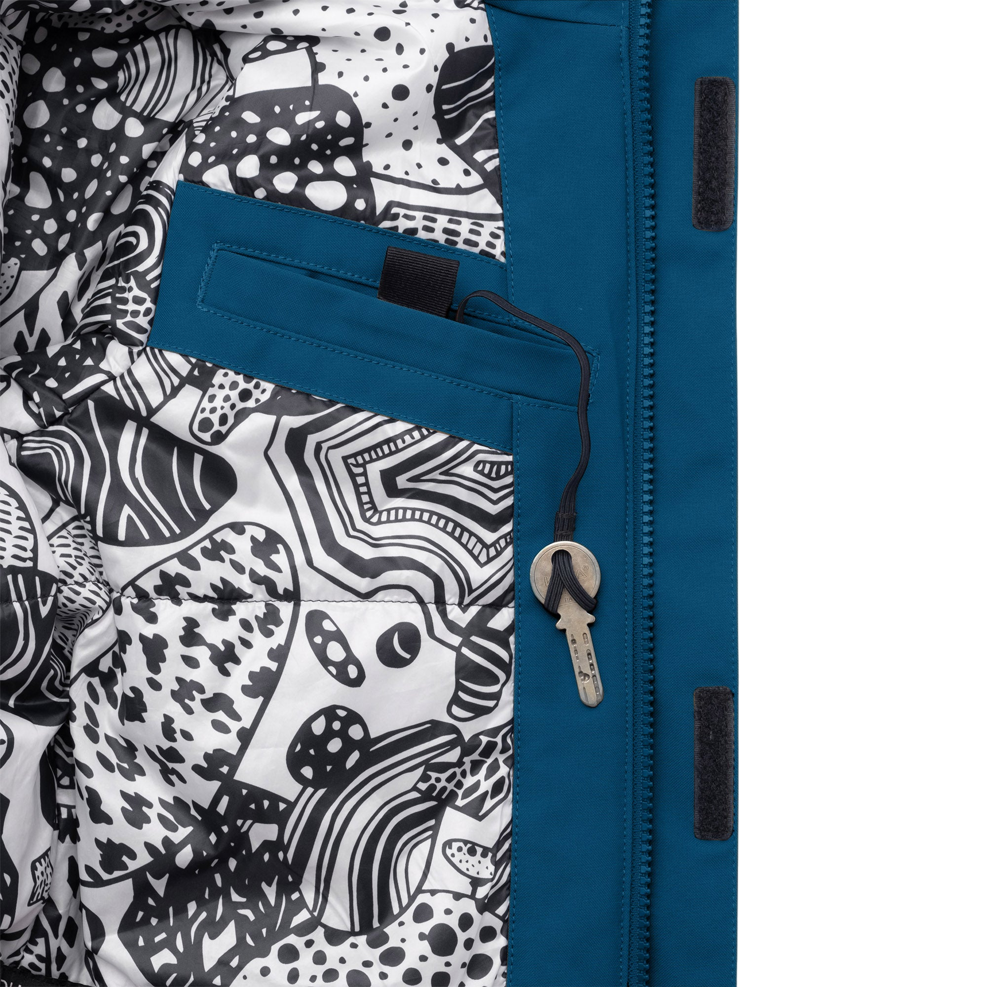 Veste de ski Tove Deep petrol