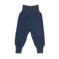 Engel Natur Pantalon bébé en laine mérinos bleu mélangé