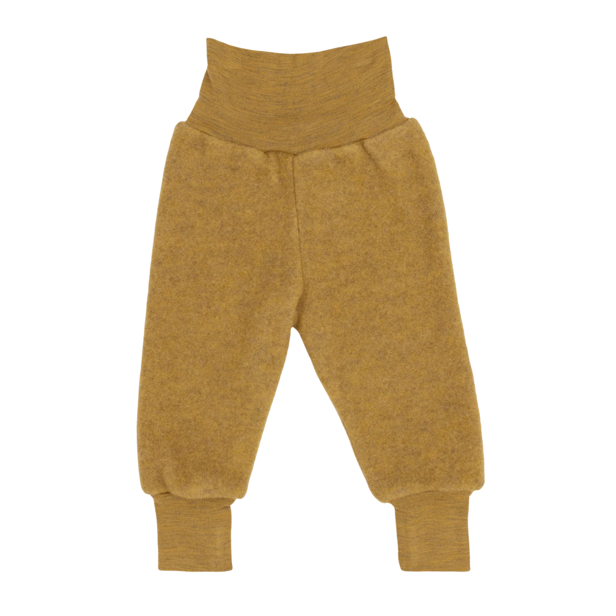 Engel Natur Baby Hose aus Merinowolle Safran Melange