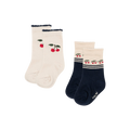 Lot de 2 chaussettes Jaquard Cherry