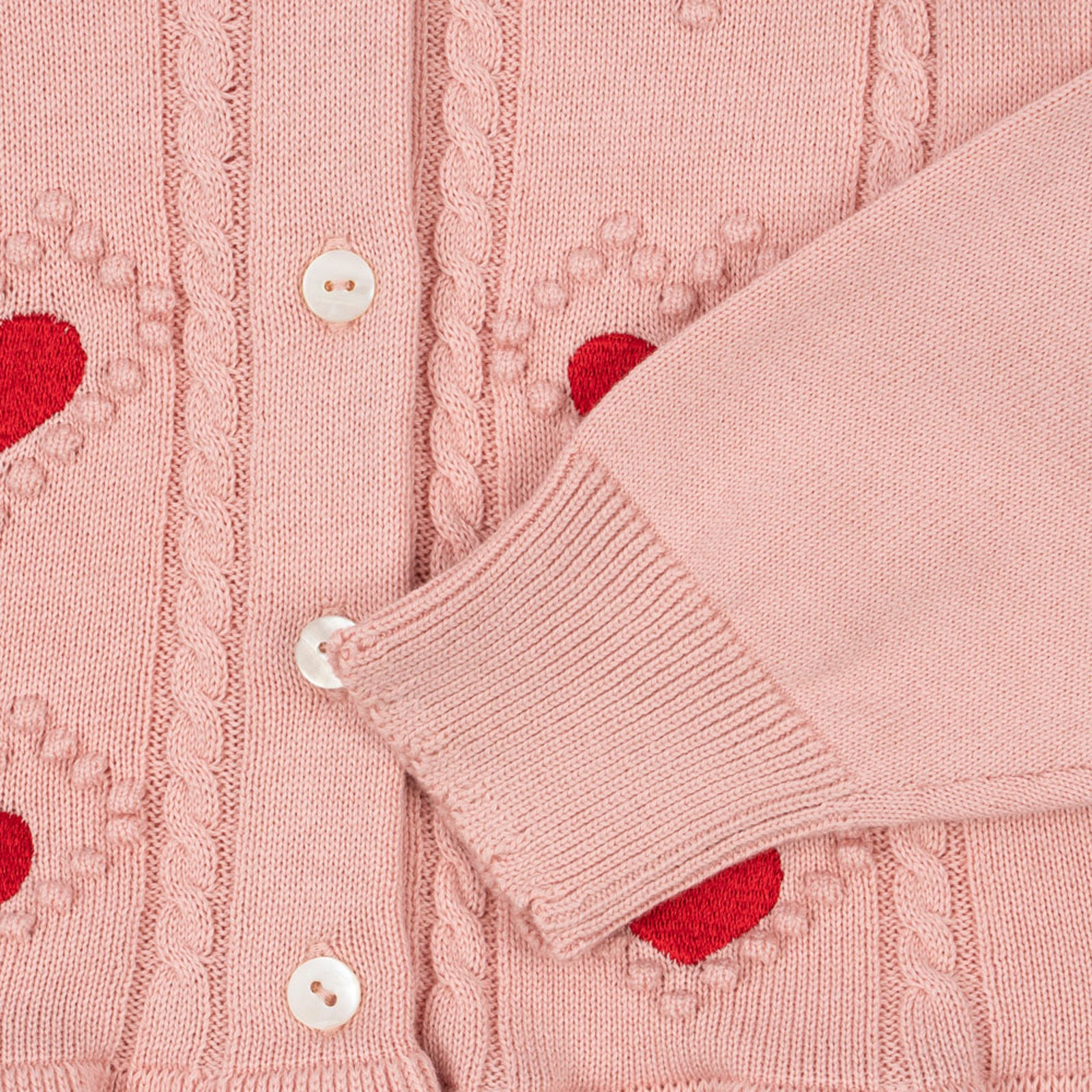 Strickjacke Soleil Silver Pink