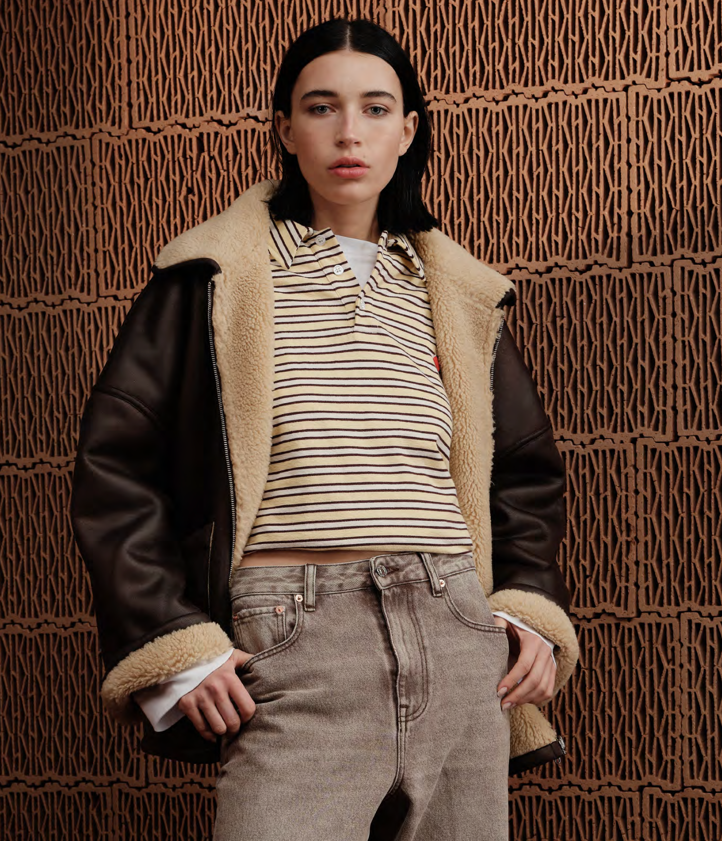 Veste d'hiver Hestel F2552 Dark Roast