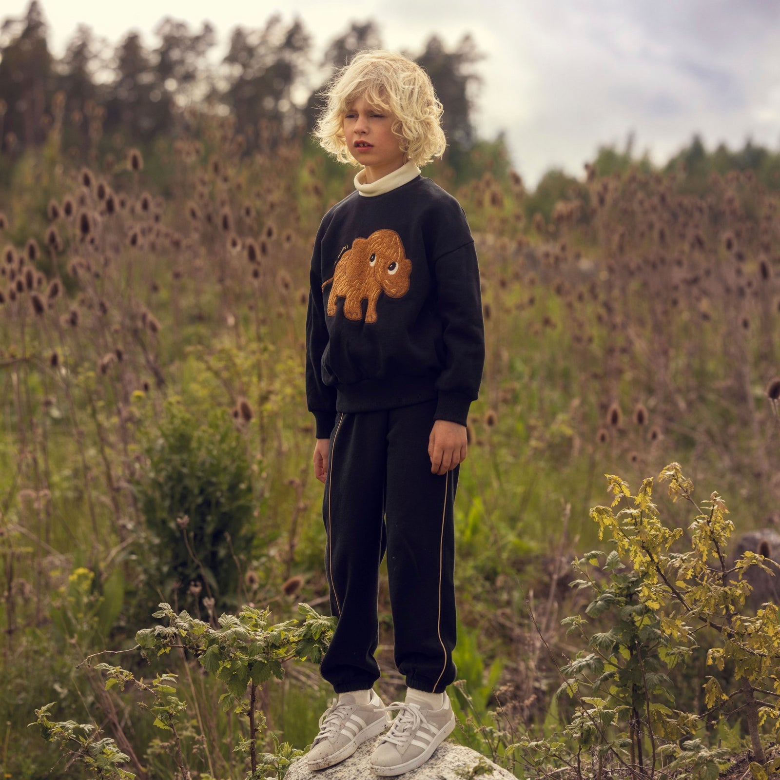 Sweatshirt Mammoth Chenille Black