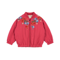 Juno Raspberry Wine bomber jacket