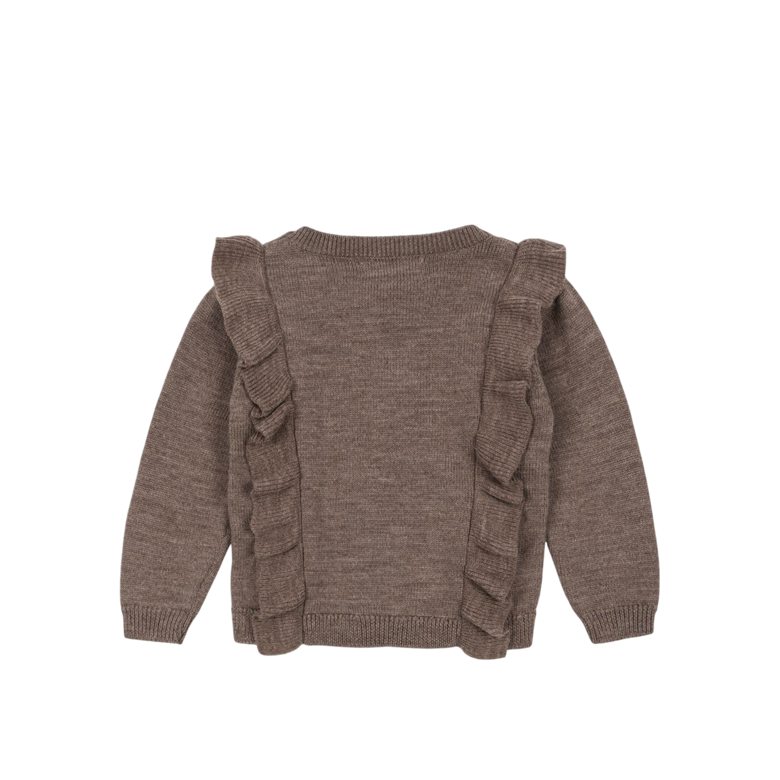 Cardigan Fiol Frill Bunny Brown Melange