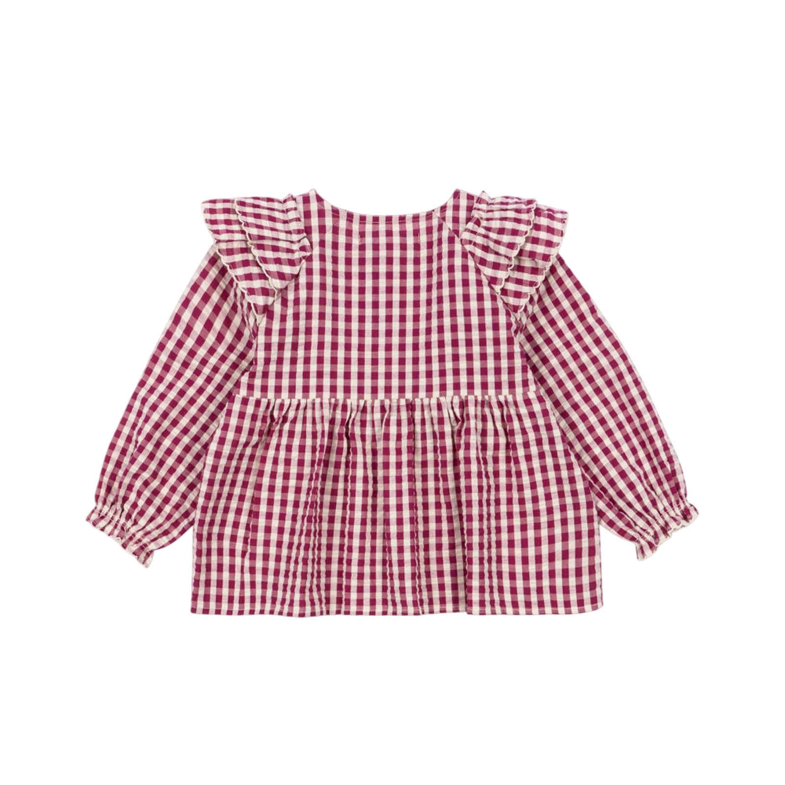 Blouse Kim Sangria Butter Check